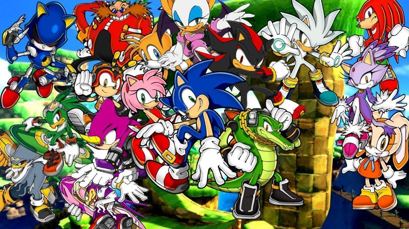 Sonic the hedgehog serie background