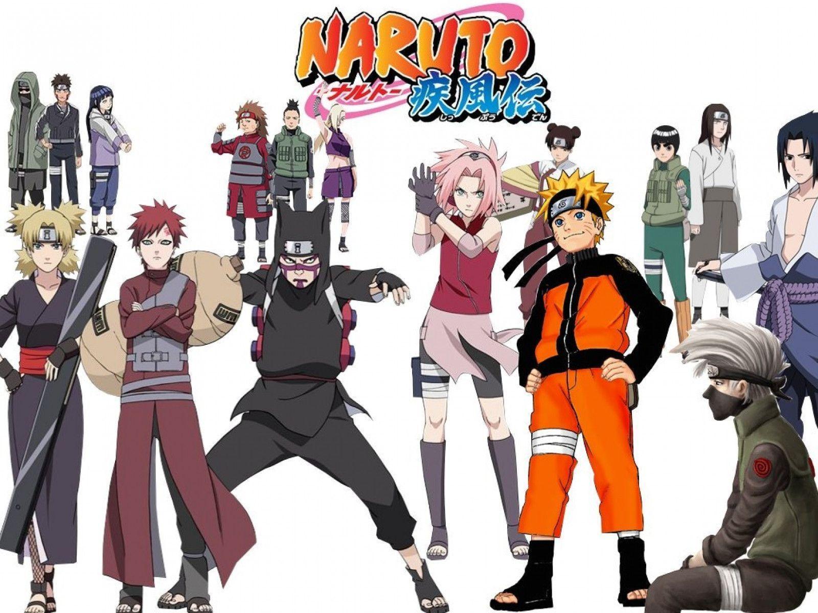 Naruto Characters Widescreen Wallpaper