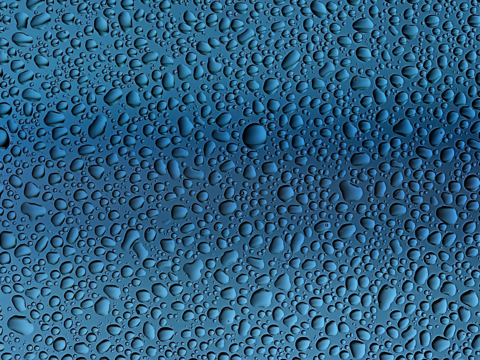 Smokey Blue Water Drops wallpaper, Green Water Drops wallpaper