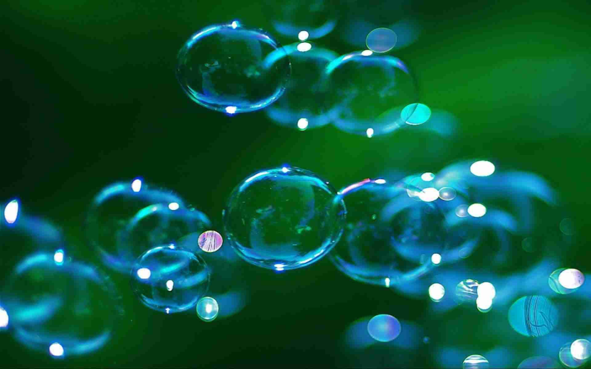 Bubbles Light Glitter Background Free Picture