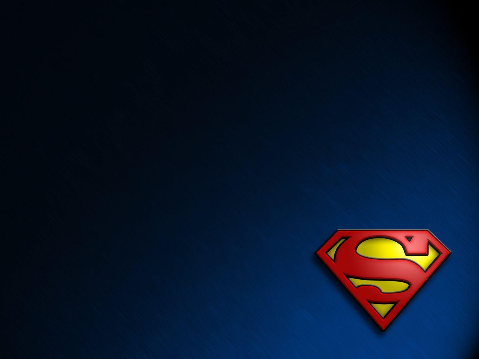 Superman Background Logo Desktop, Cartons & Animations Wallpaper