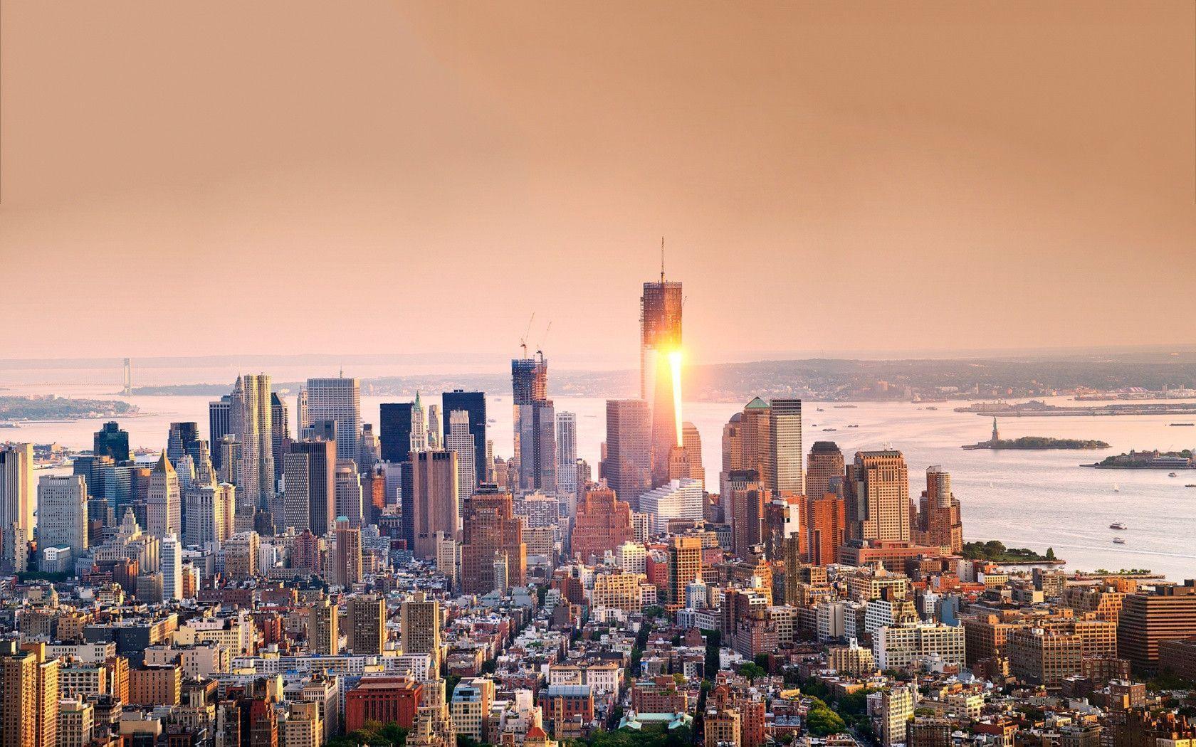 Manhattan panorama Wallpaper