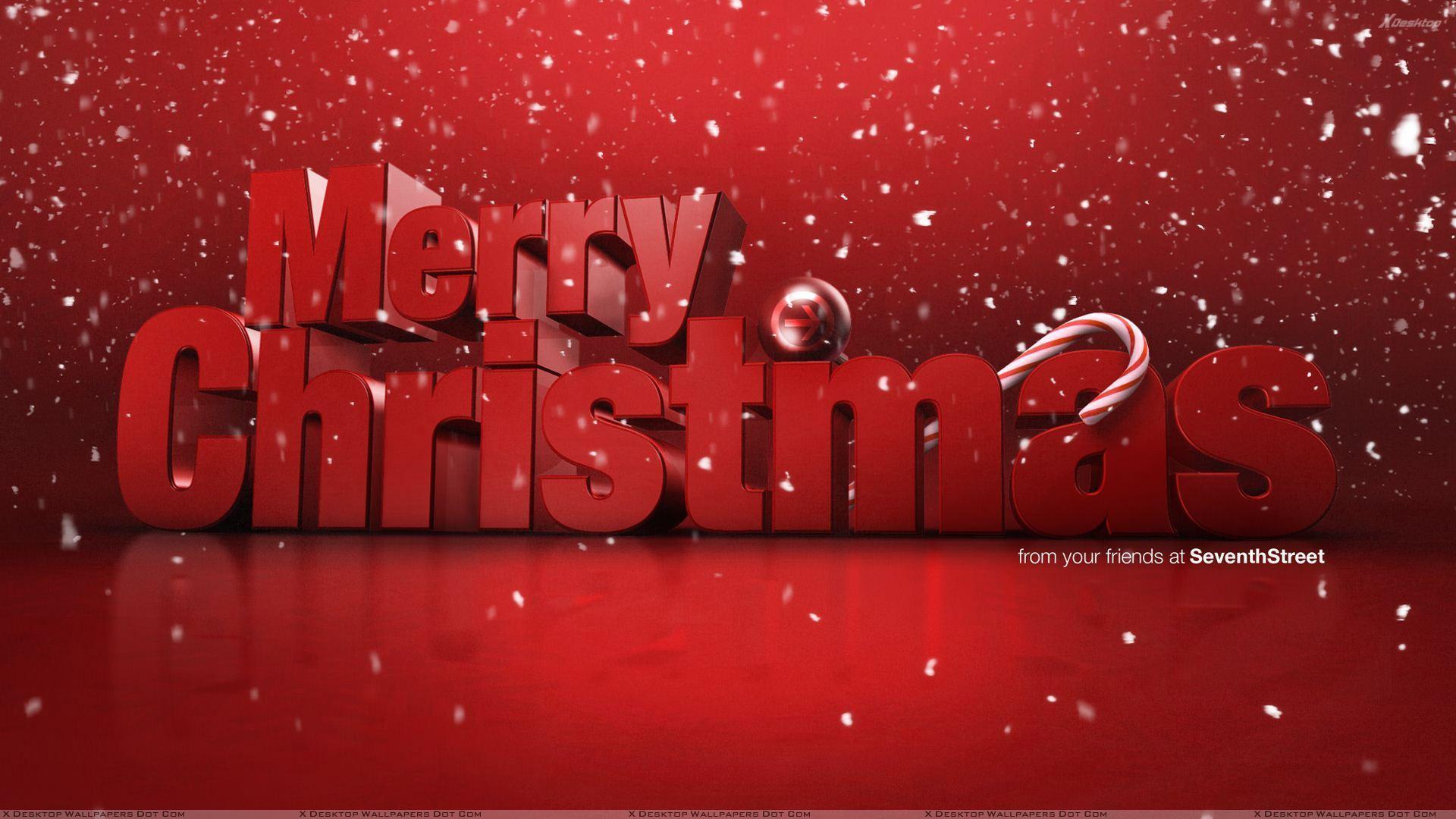 Red Christmas Background 10004 HD Wallpaper in Celebrations