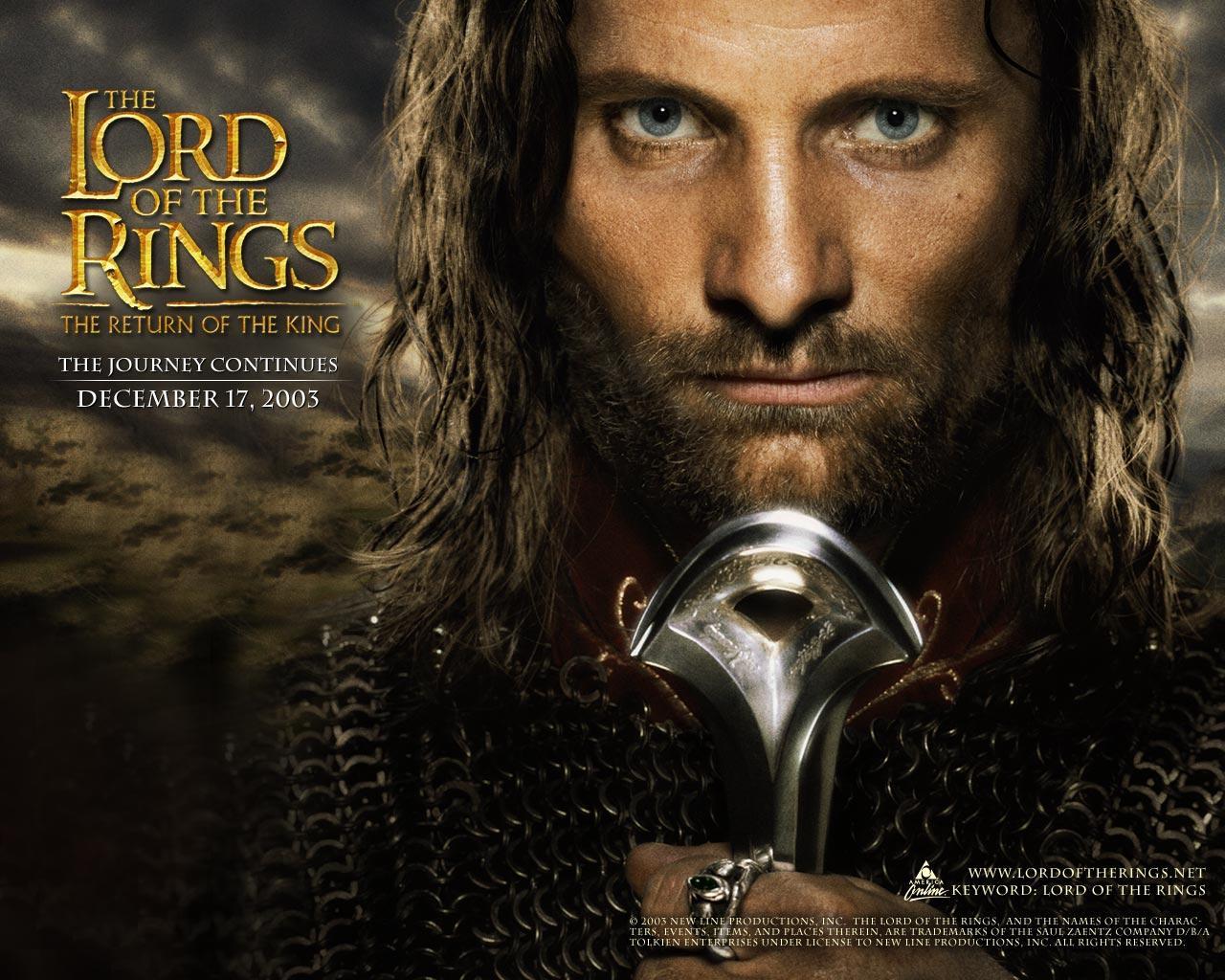 lord of the rings wallpaper aragorn