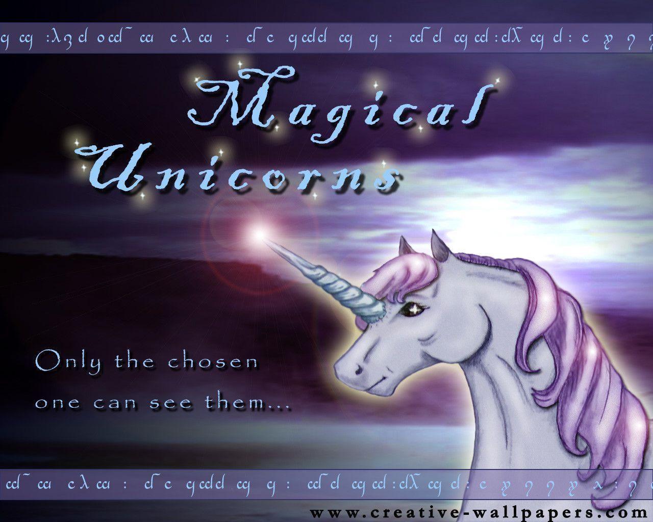 Magical Unicorn Desktop Background from us at Creative