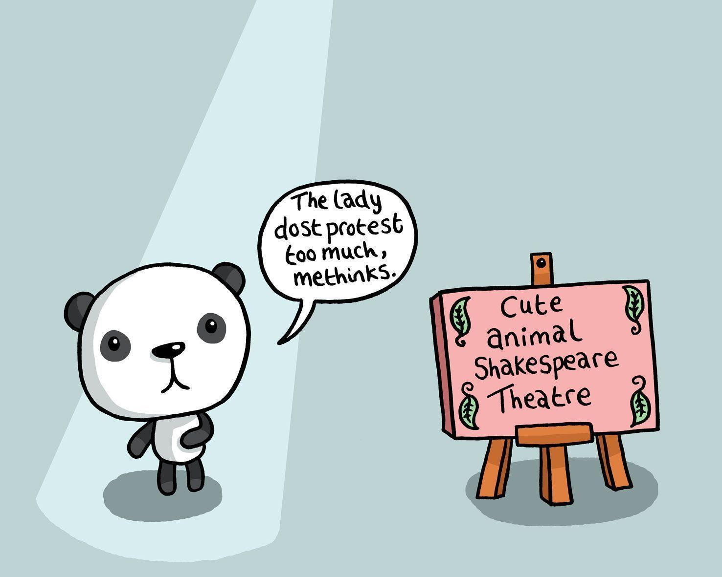 Squid Bits!: Cute Animal Shakespeare Theatre!