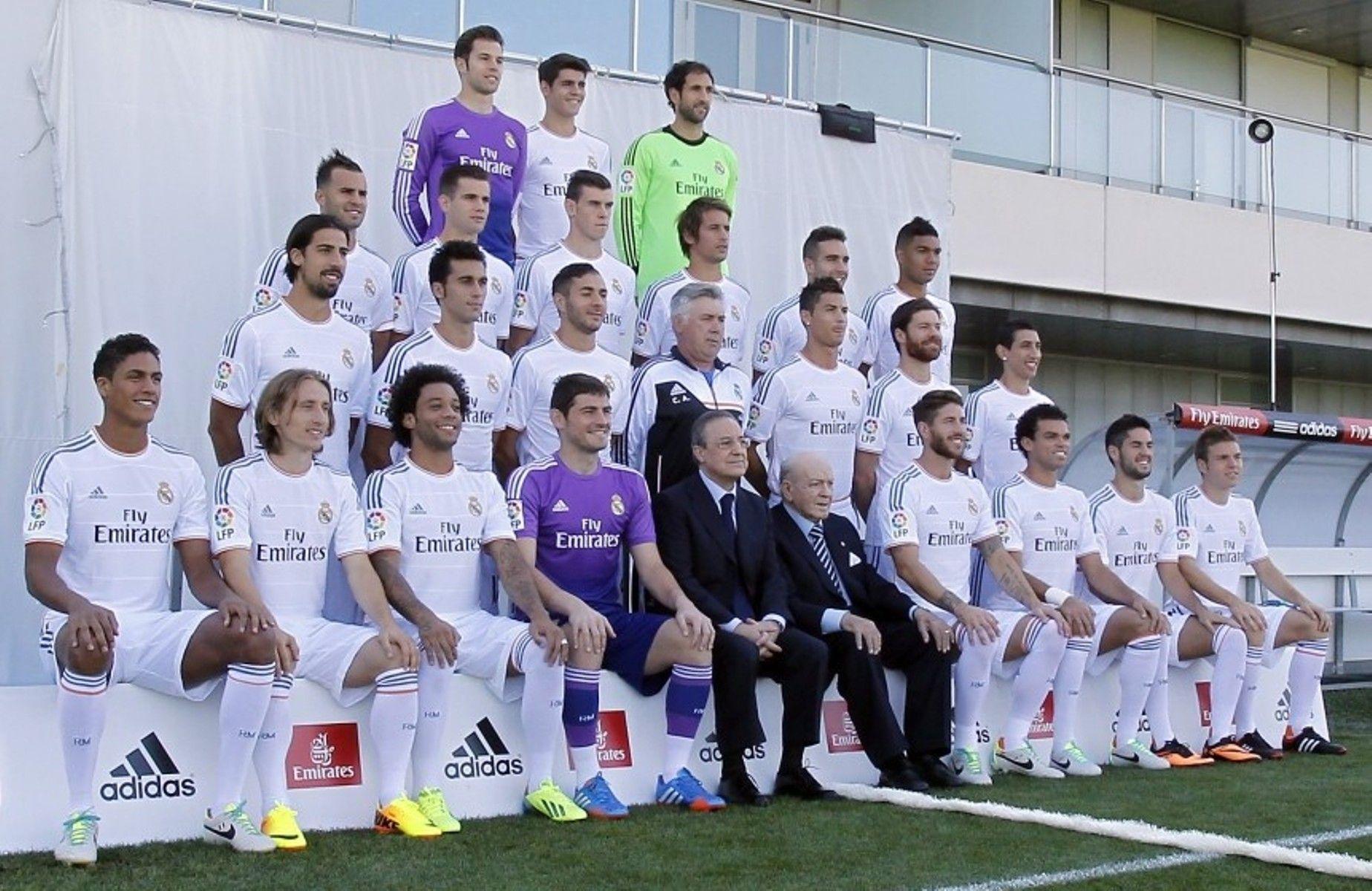 Real Madrid FC 2014 Squad Wallpaper. Real Madrid 2014 Background