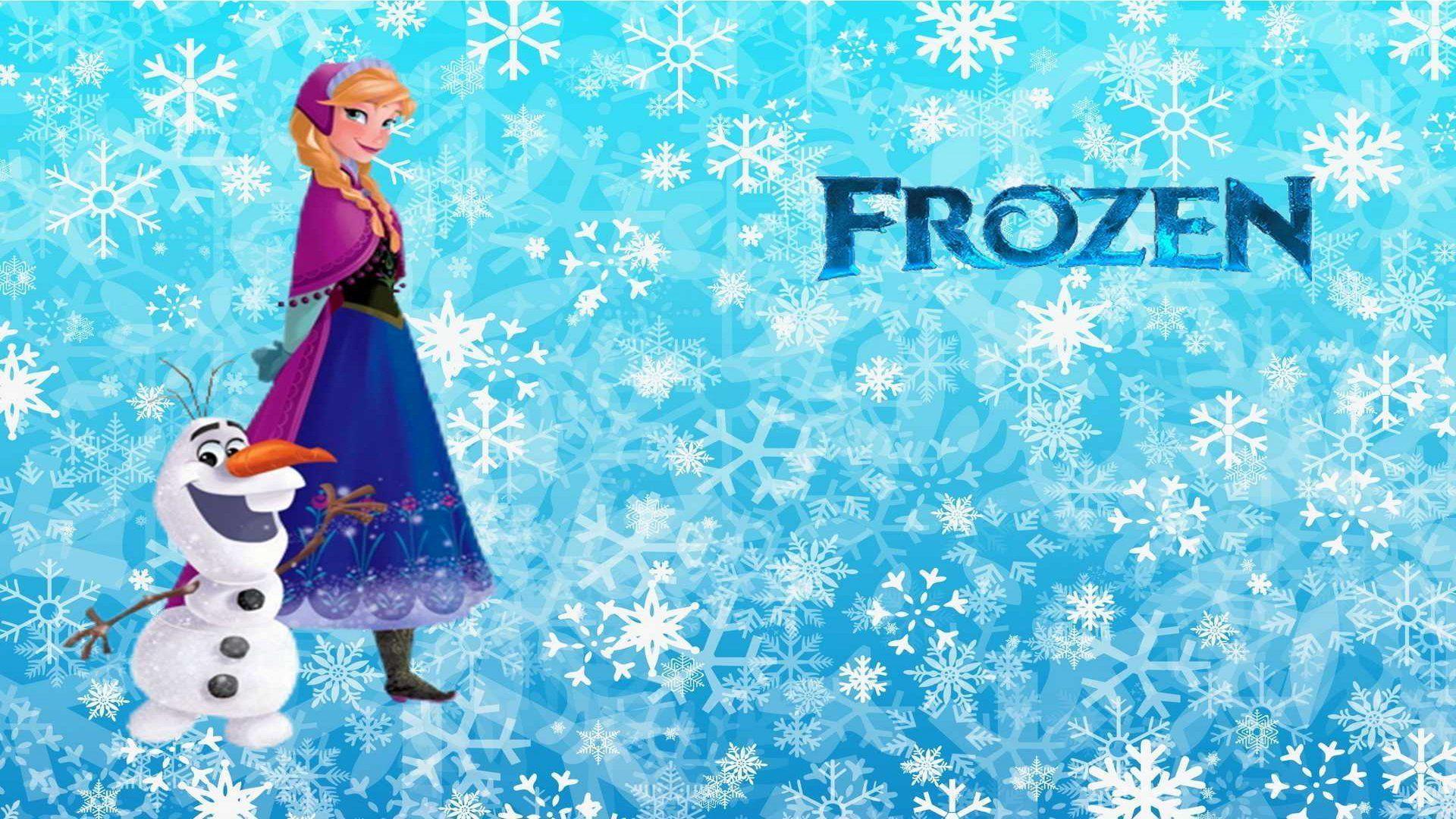 AmazingPict.com. Frozen Anna and Olaf Wallpaper