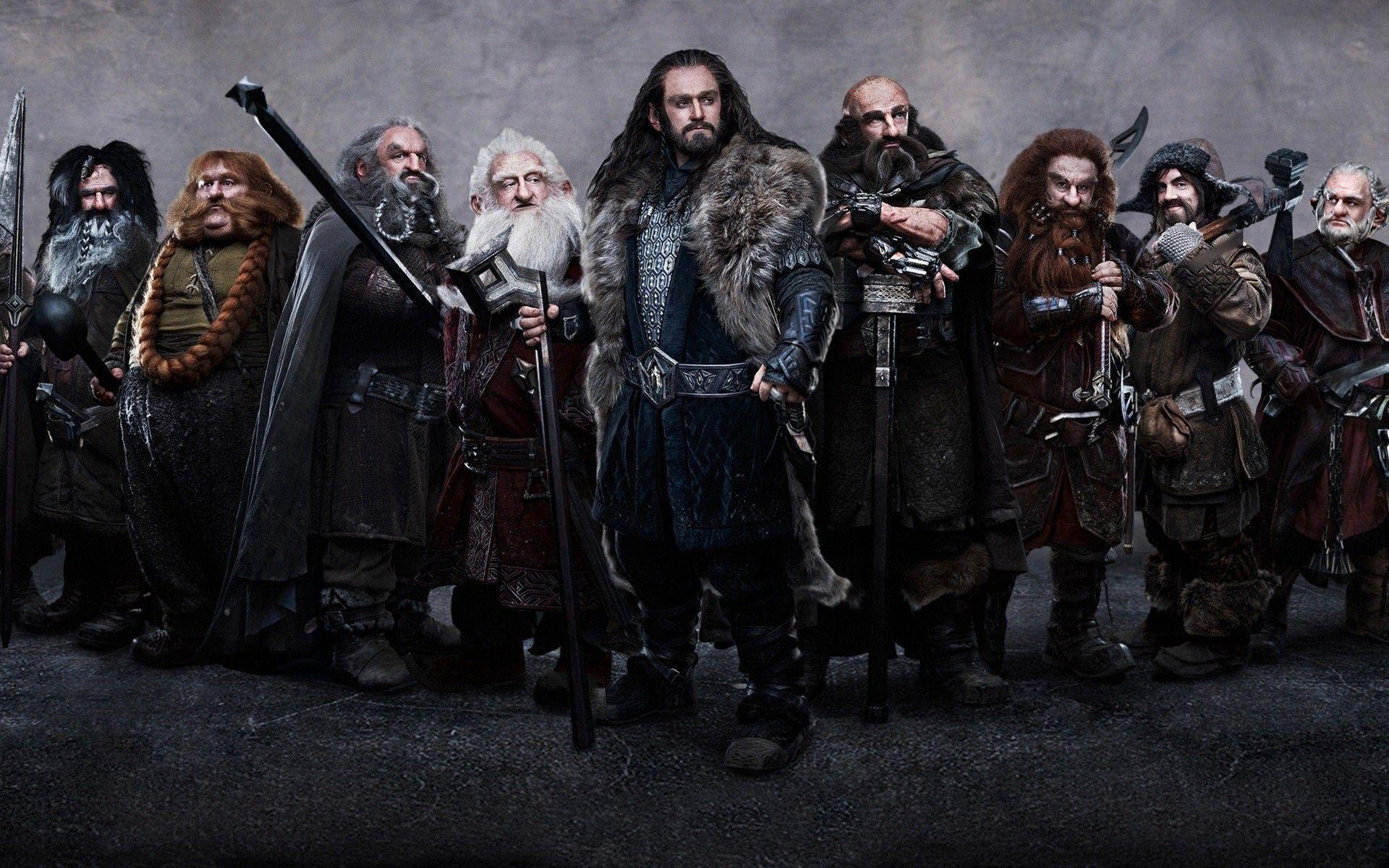 The Hobbit dwarves Wallpaper #