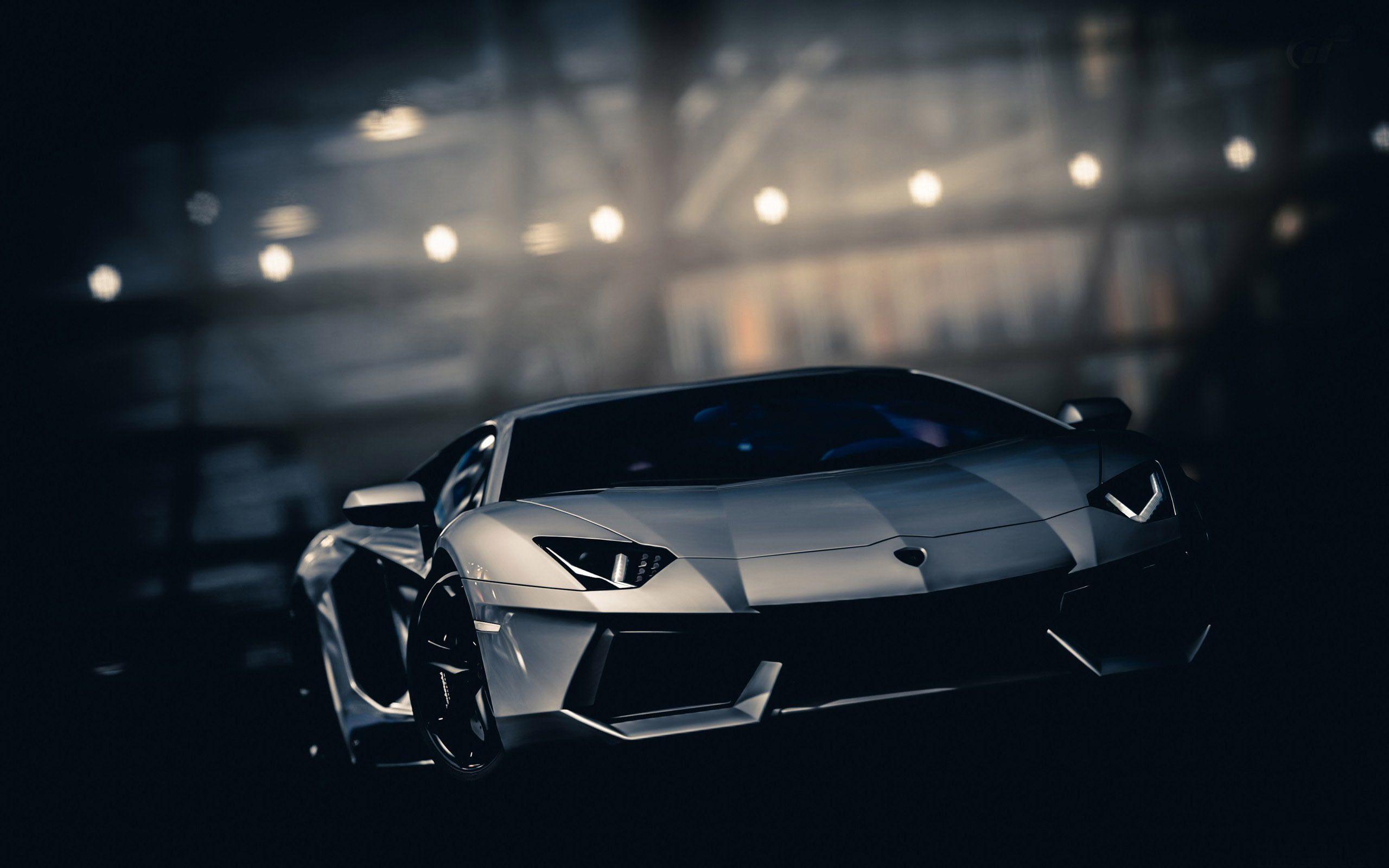 Wallpaper For > Lamborghini Aventador Black Wallpaper HD