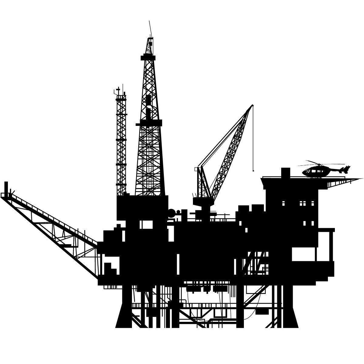 Oil Rig Transport Wall Art Decal Wall Stickers Transfers