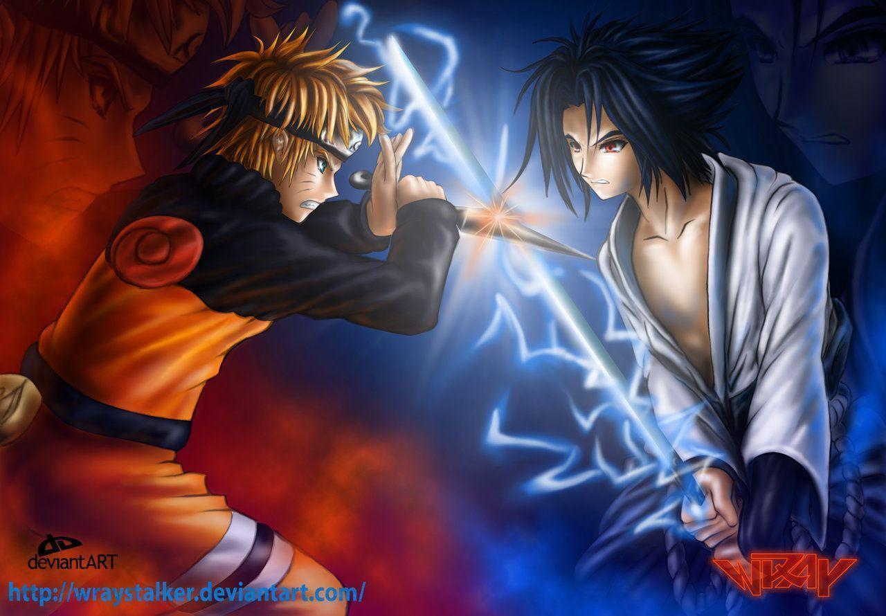Wallpapers de Naruto vs Sasuke