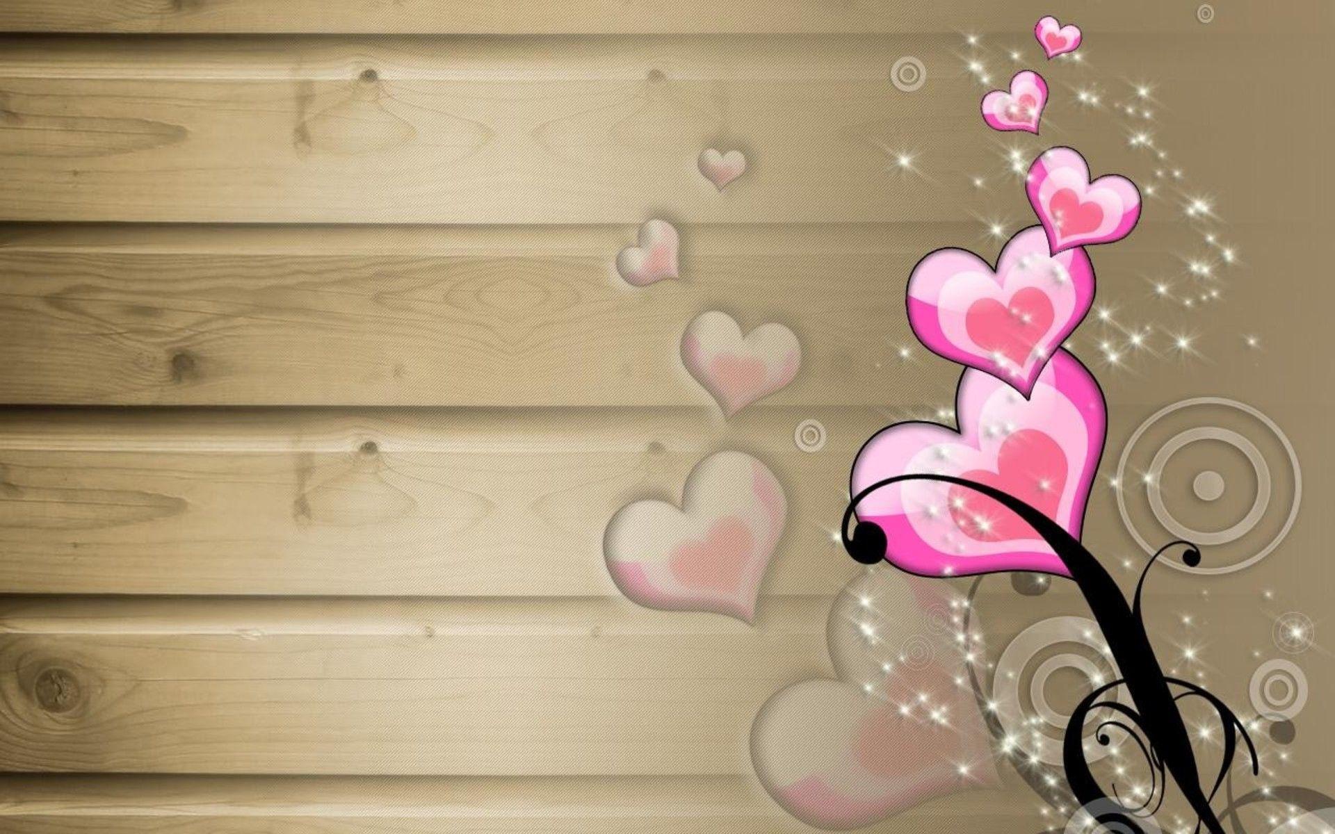 Abstract Love Art Wallpaper 02 Background