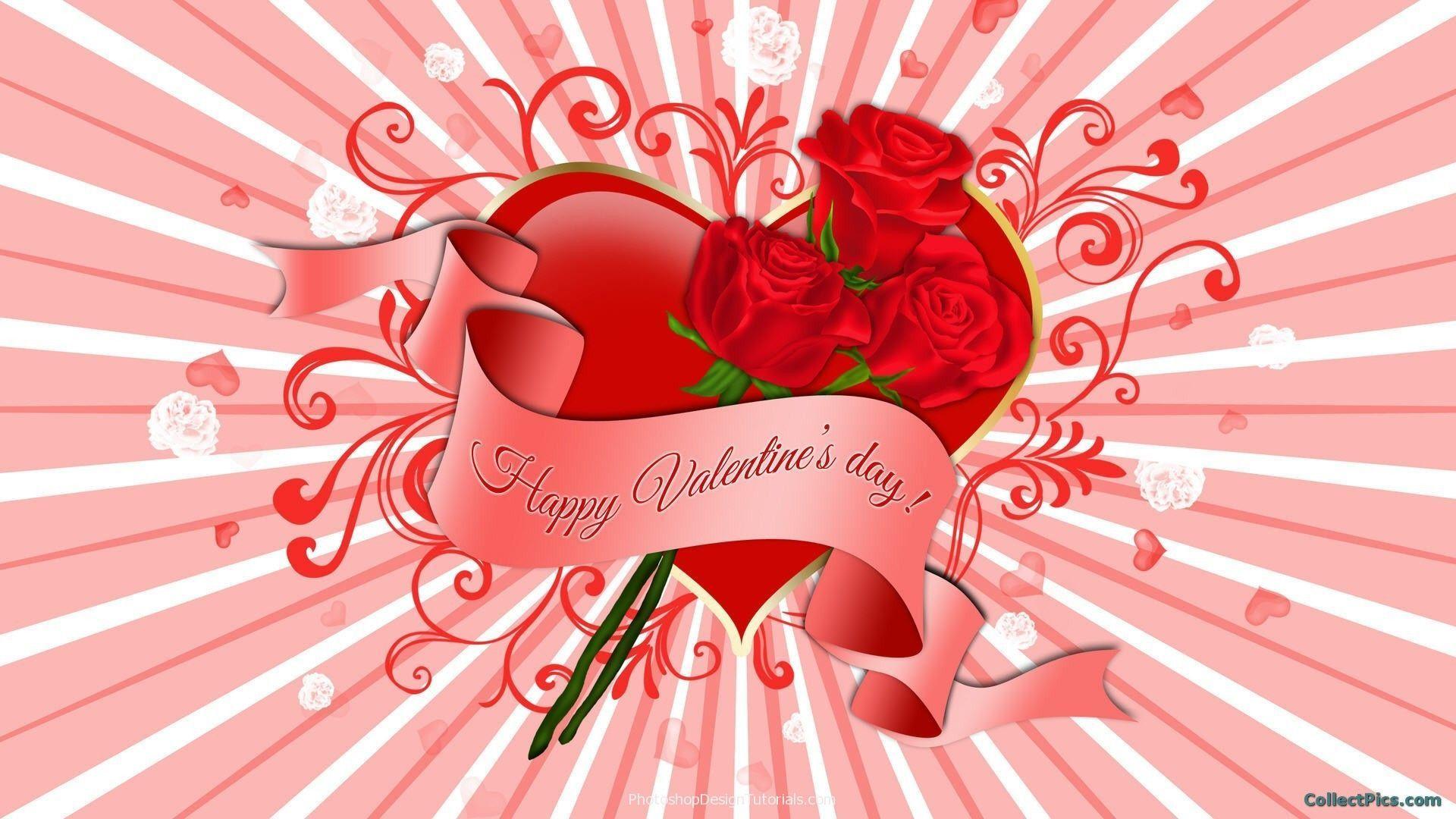 Cool Dekstop Happy Valentines Day Holiday Wall Wallpaper