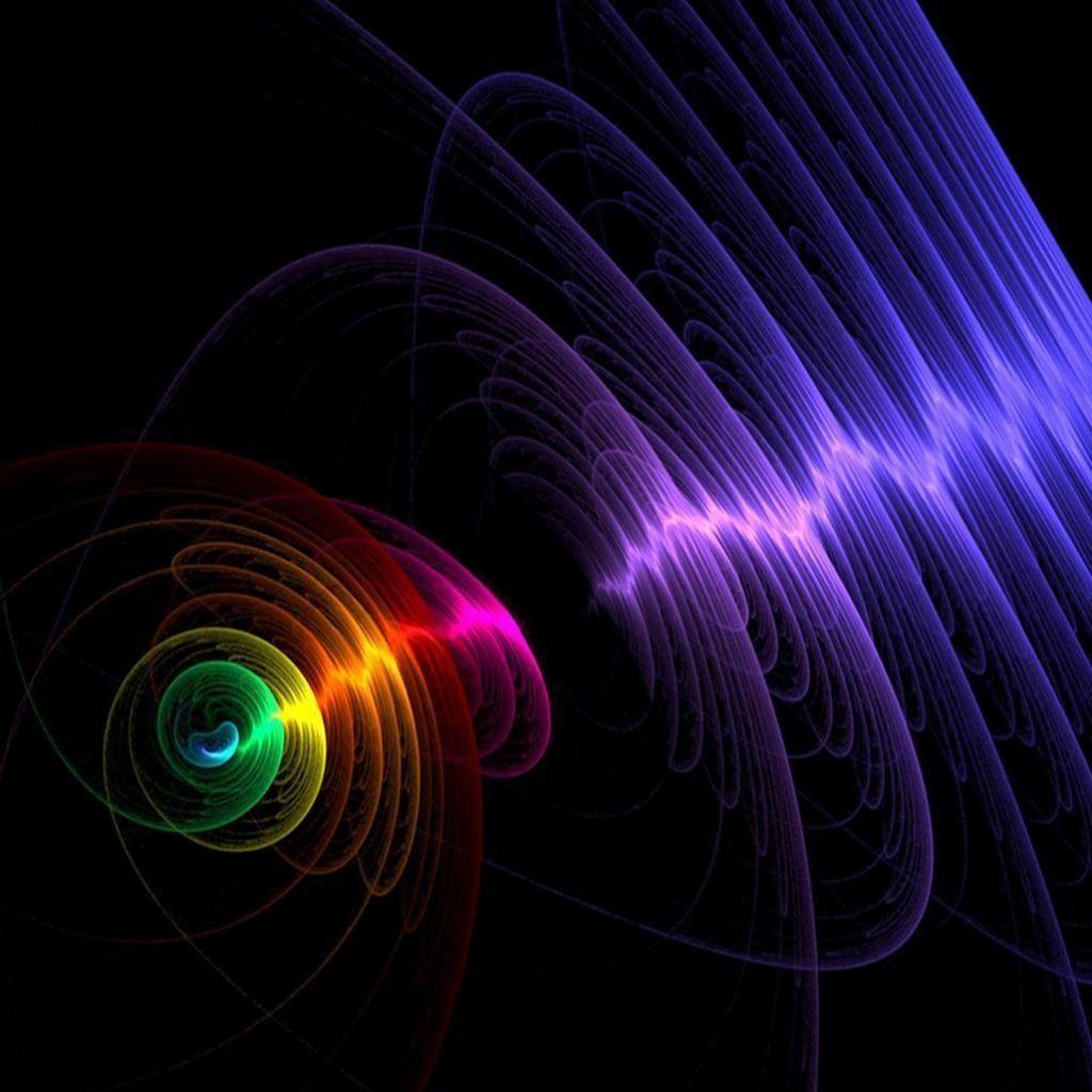 Sound Wave Spiral iPad Png Wallpaper 1024x1024 px Free Download
