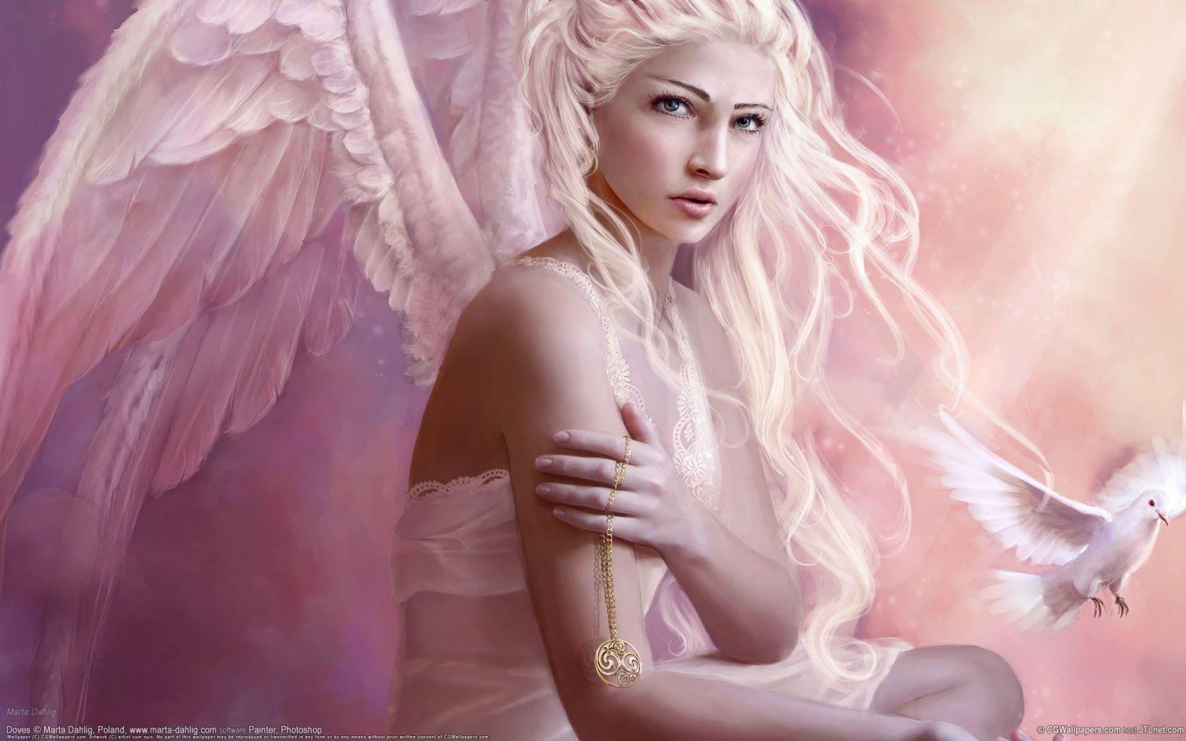 Free Fantasy Angel Wallpaper Desktop