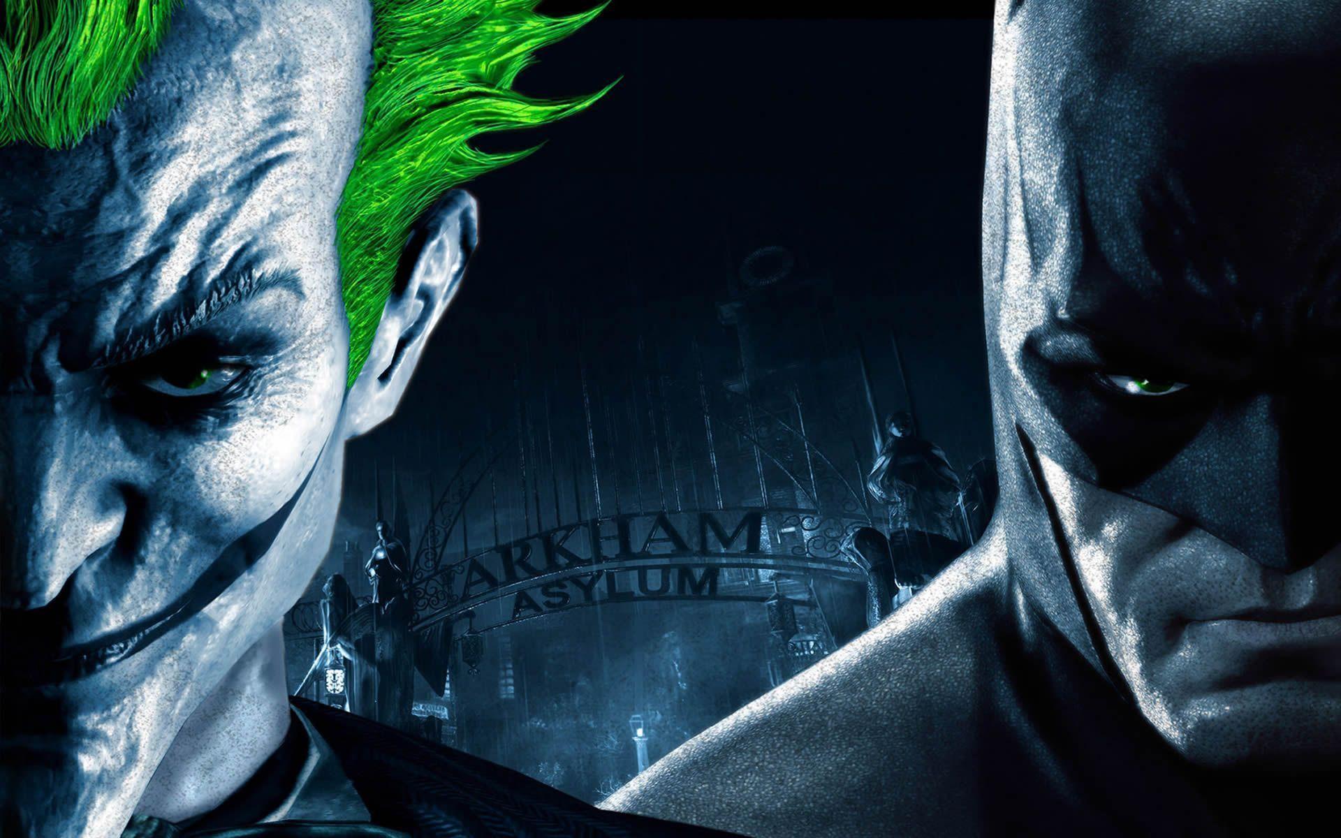Batman And Joker Games Wallpaper Image featuring
