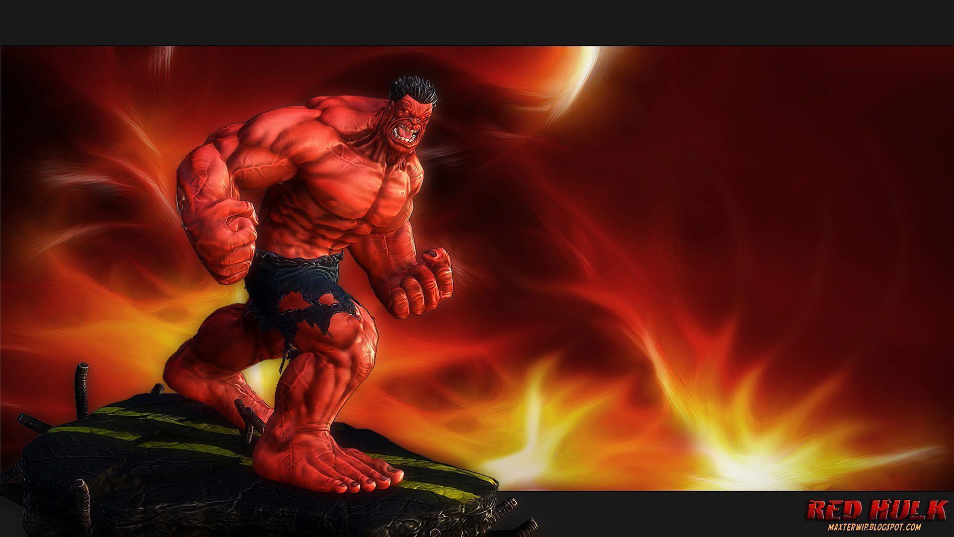 Wallpaper For > Red Hulk Wallpaper