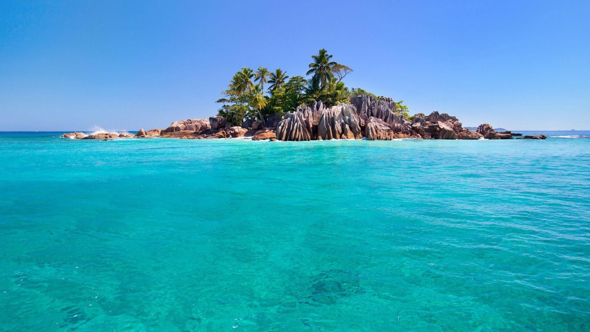 Seychelles Beach background