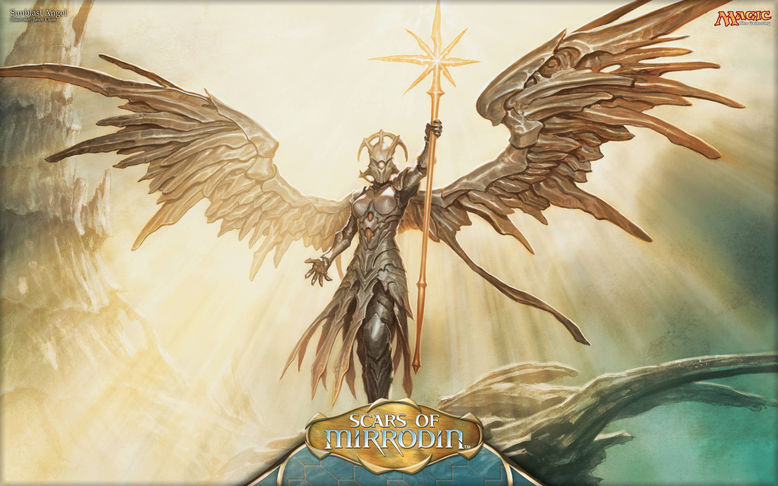 Wallpaper of the Week: Sunblast Angel. MAGIC: THE GATHERING