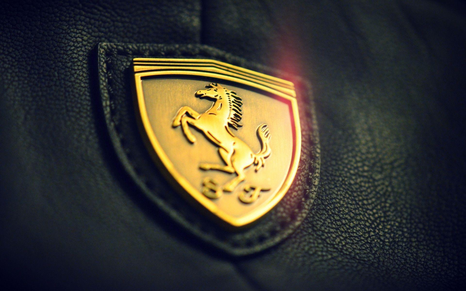 Ferrari logo HD Wallpaper