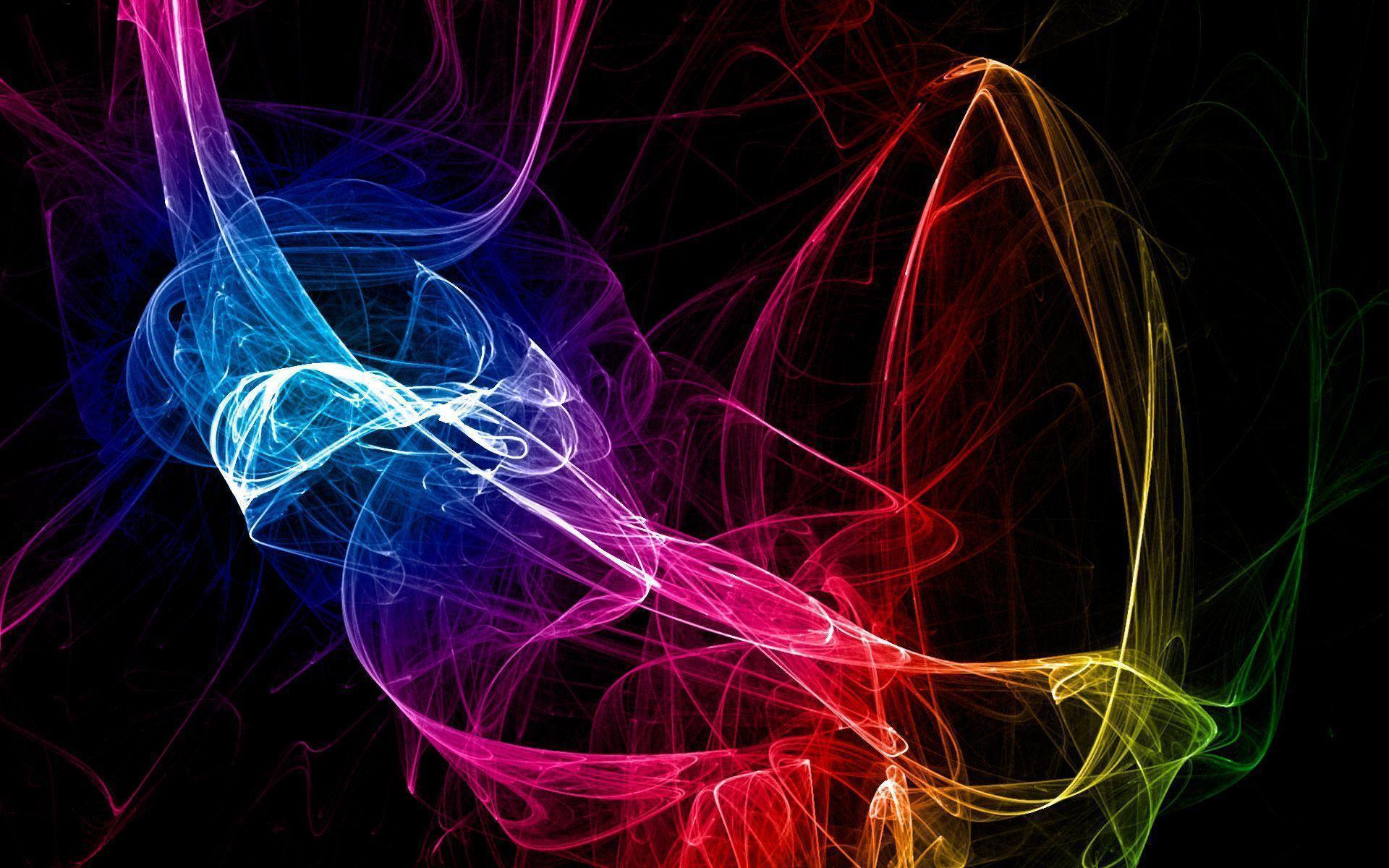 Neon Abstract High Quality HD Wallpaper