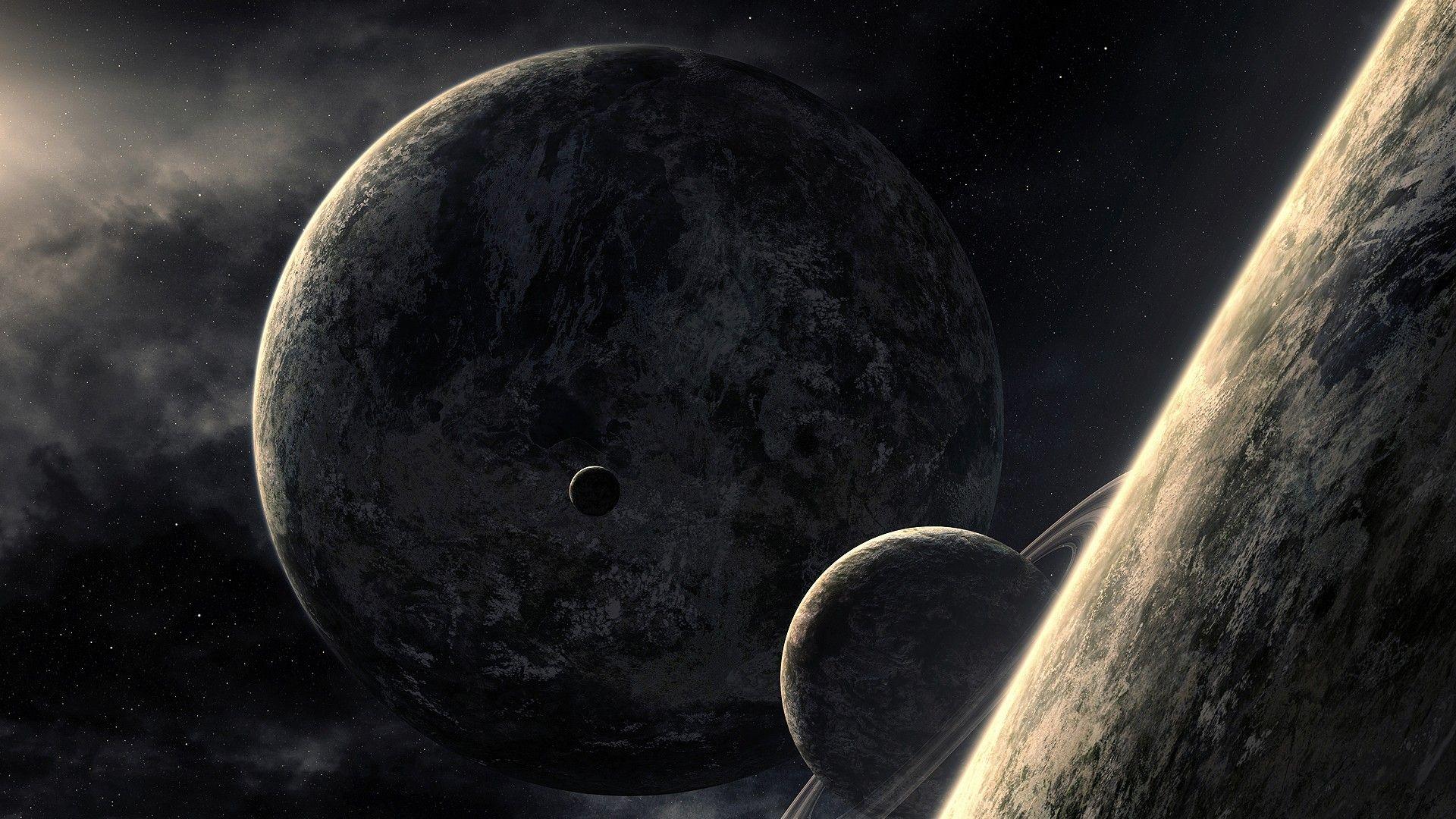 Download Planets Cosmos Wallpaper 1920x1080