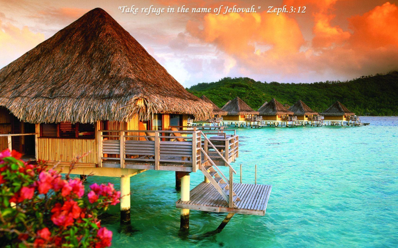 image For > Bora Bora Sunset Wallpaper HD