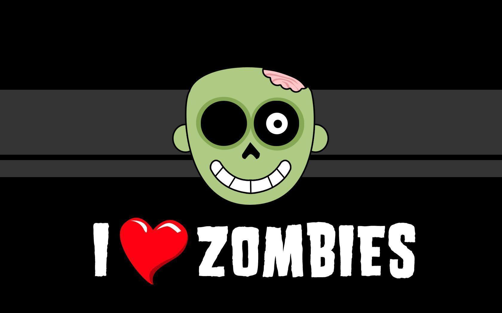 Funny Zombie Signs Wallpaper