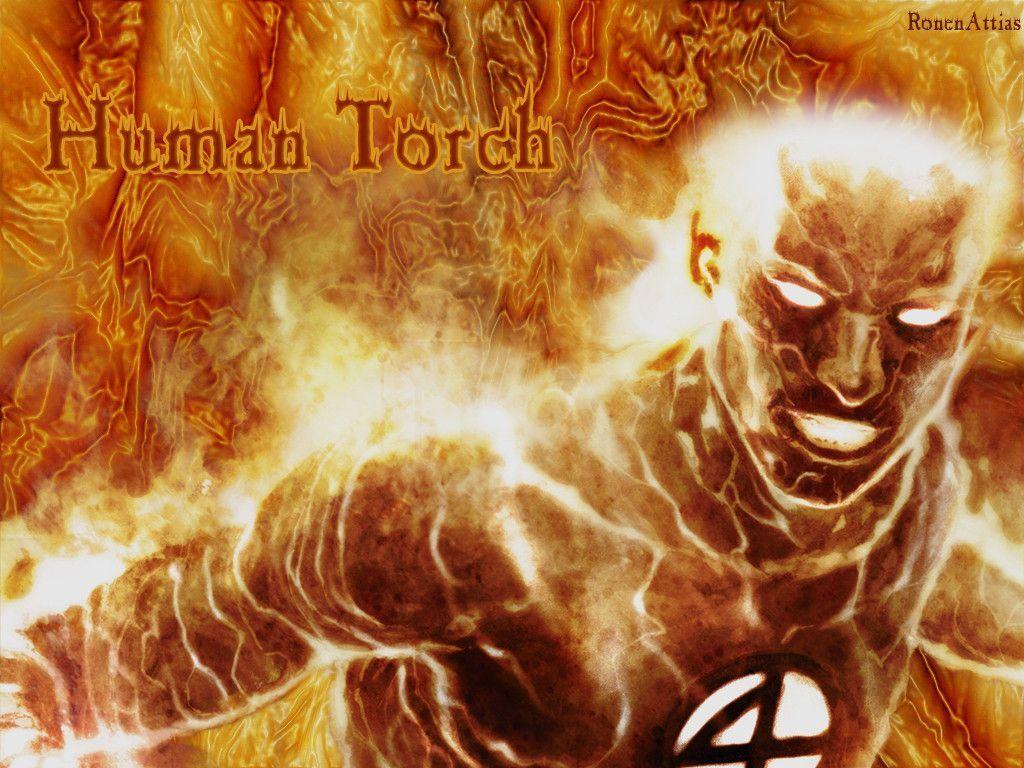 Pix For > The Human Torch Wallpaper