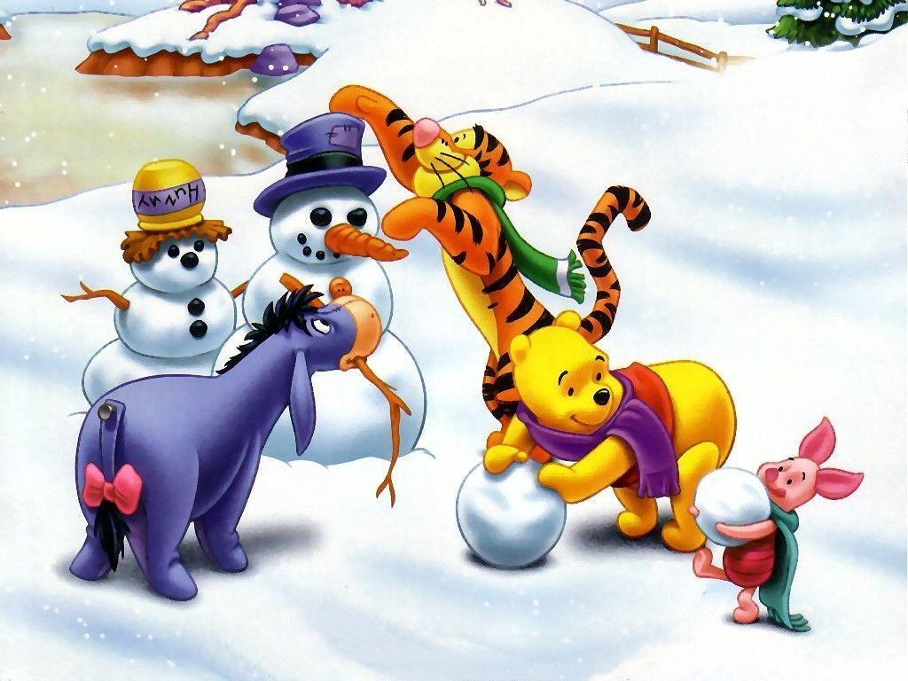 Free Winne the Pooh Christmas Desktop Wallpaper wallpaper