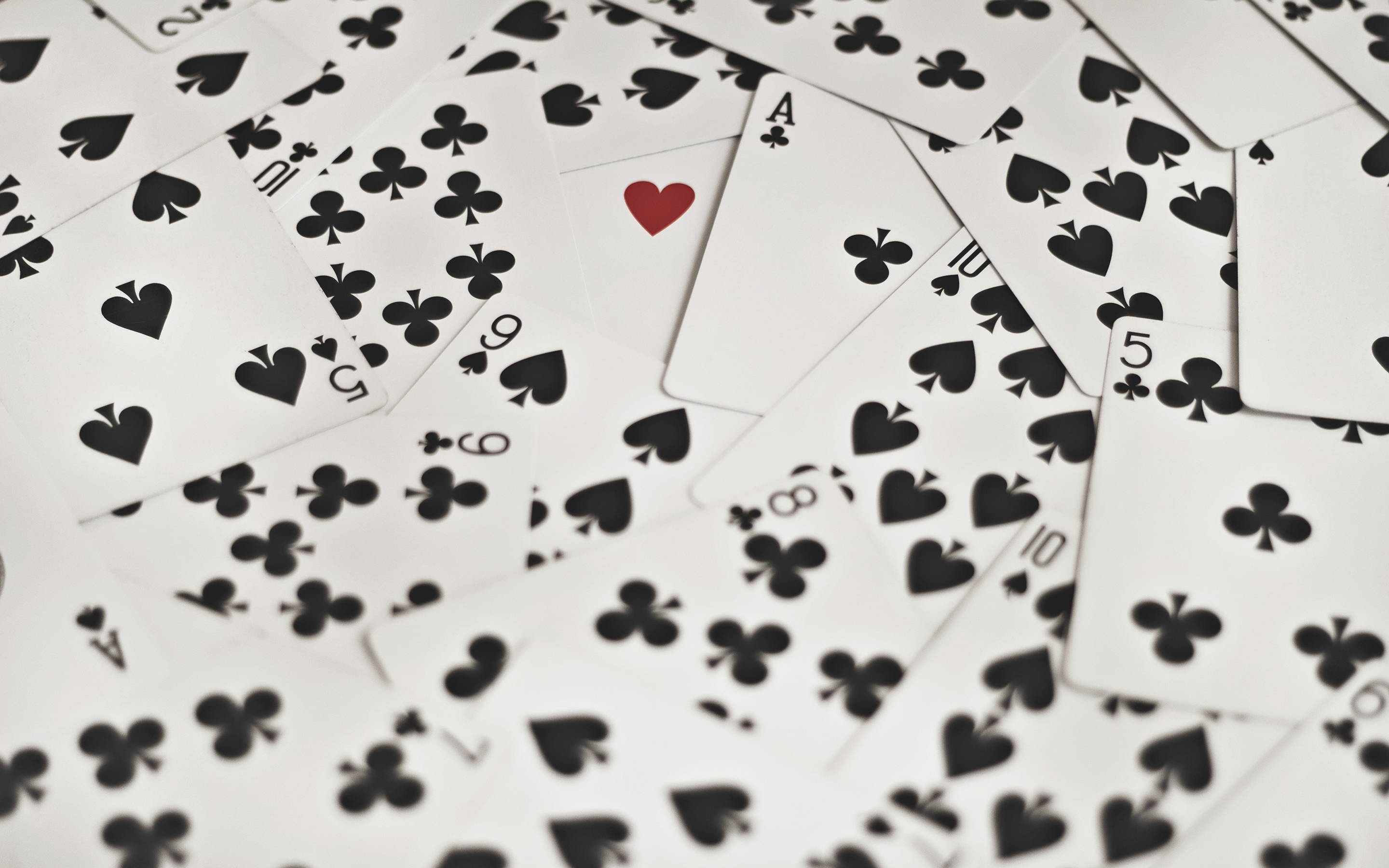 Playing Cards Heart wallpaperx1800