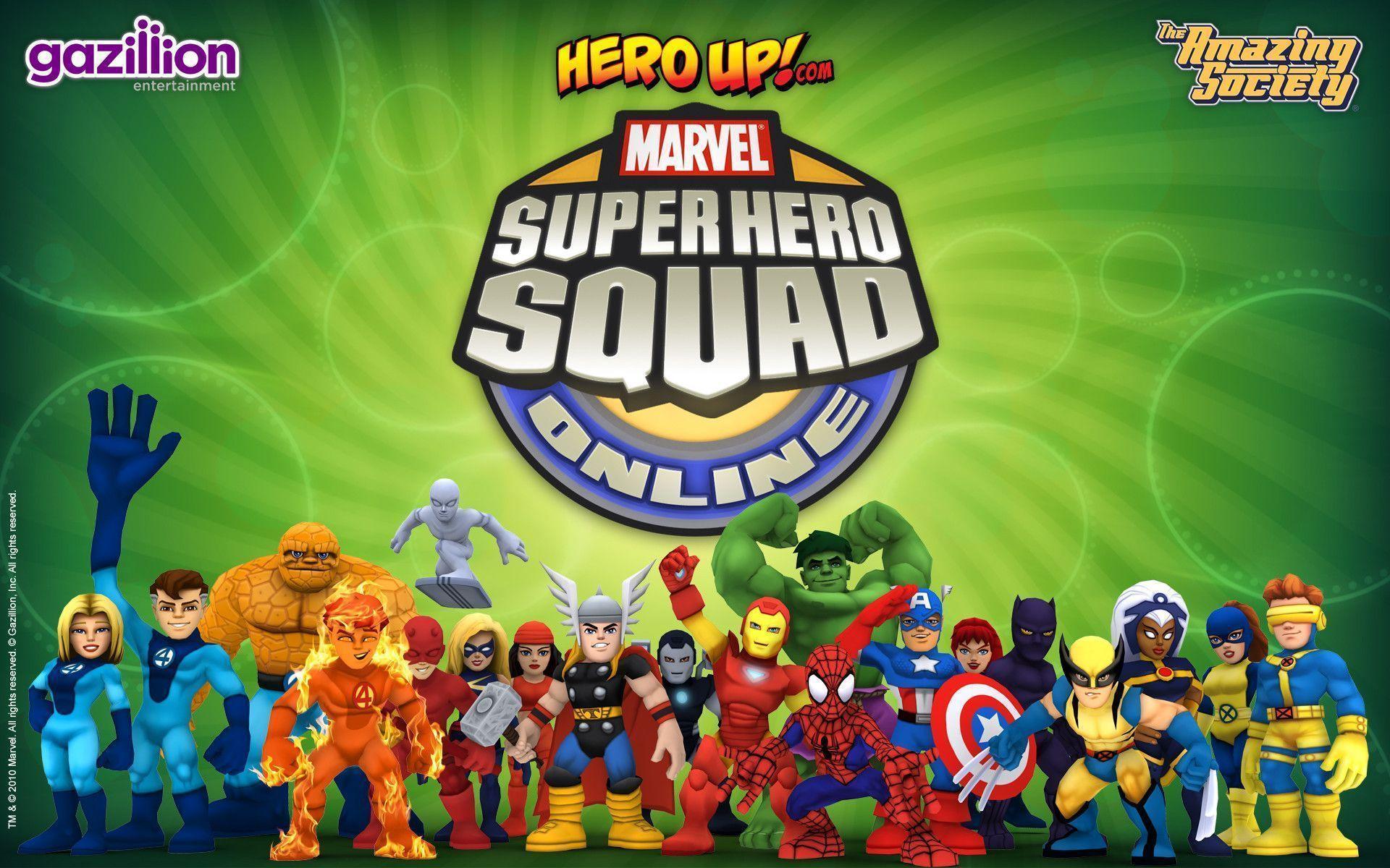 Marvel Super Hero Squad, hero, marvel, HD wallpaper
