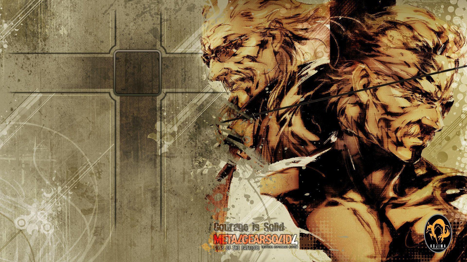 MGS4 is Solid Wallpaper