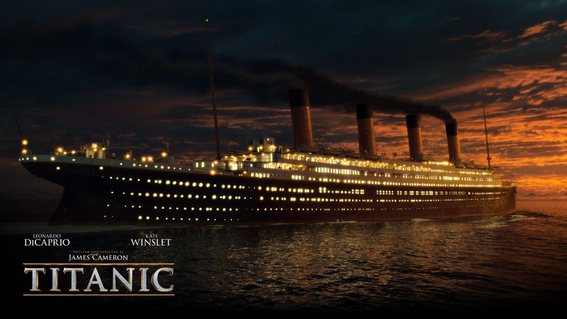 3D Titanic ship HD wallpaper