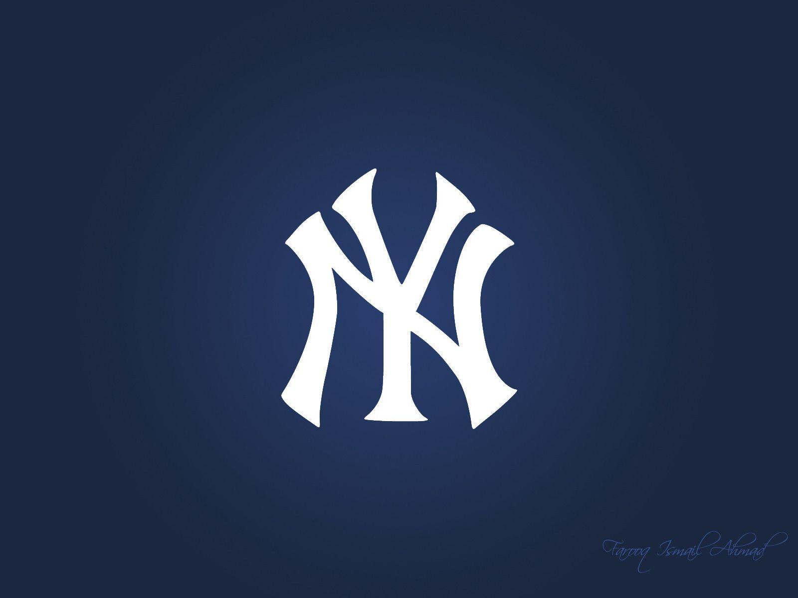 New York Yankees Logo Wallpapers Wallpaper Cave