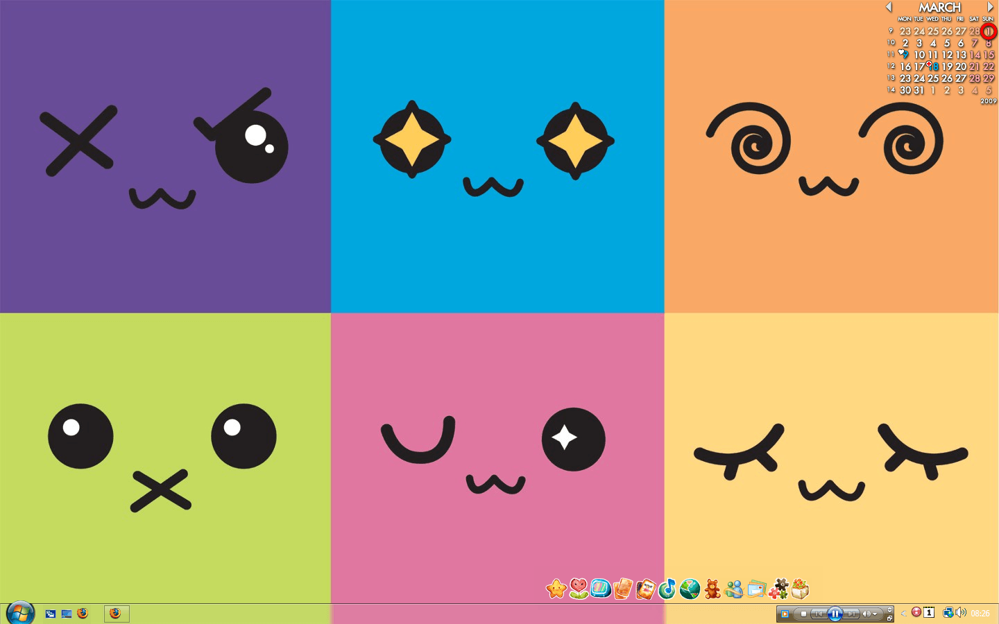 Wallpaper For > Cute Blue Background For Desktop
