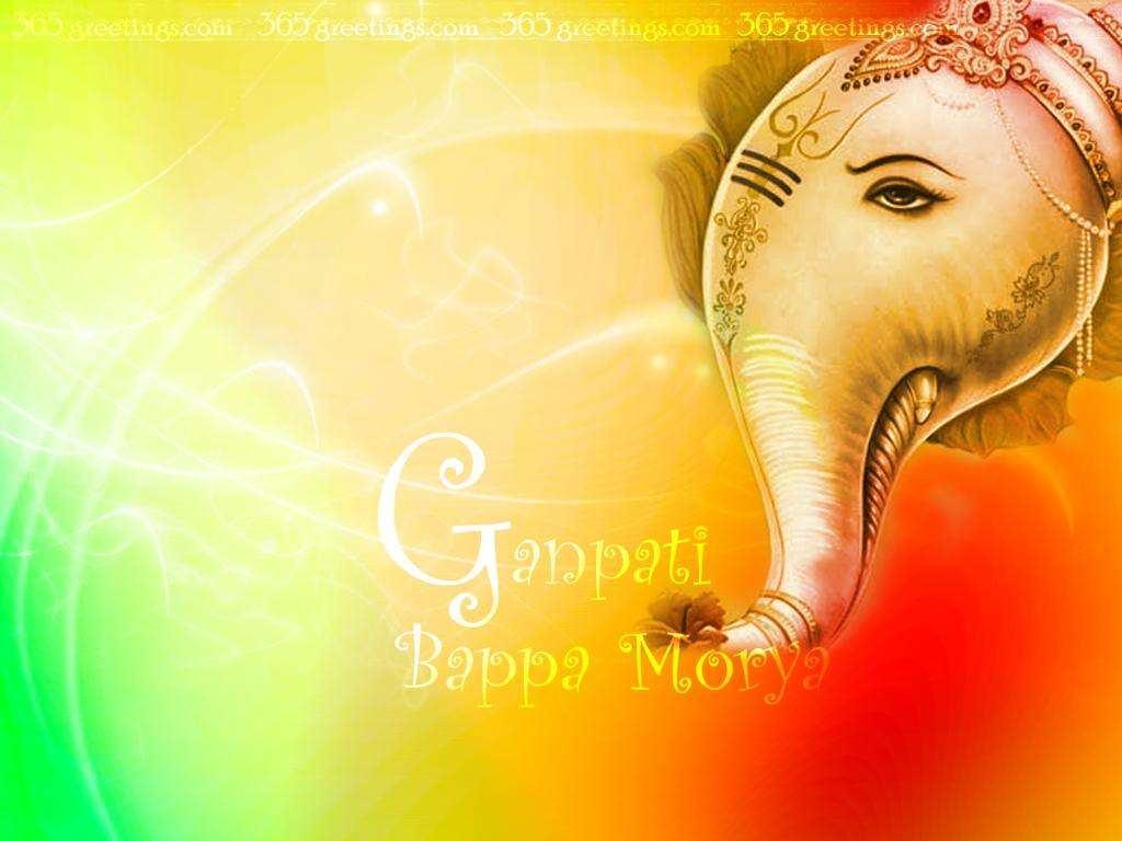Ganesh Chaturthi Background. Free Wallpaper Image