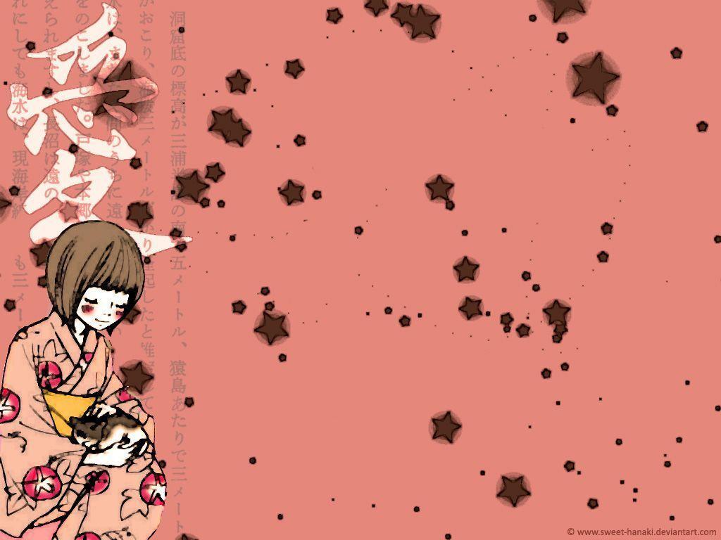 Wallpaper Kimono Stars By Sweet Hanaki