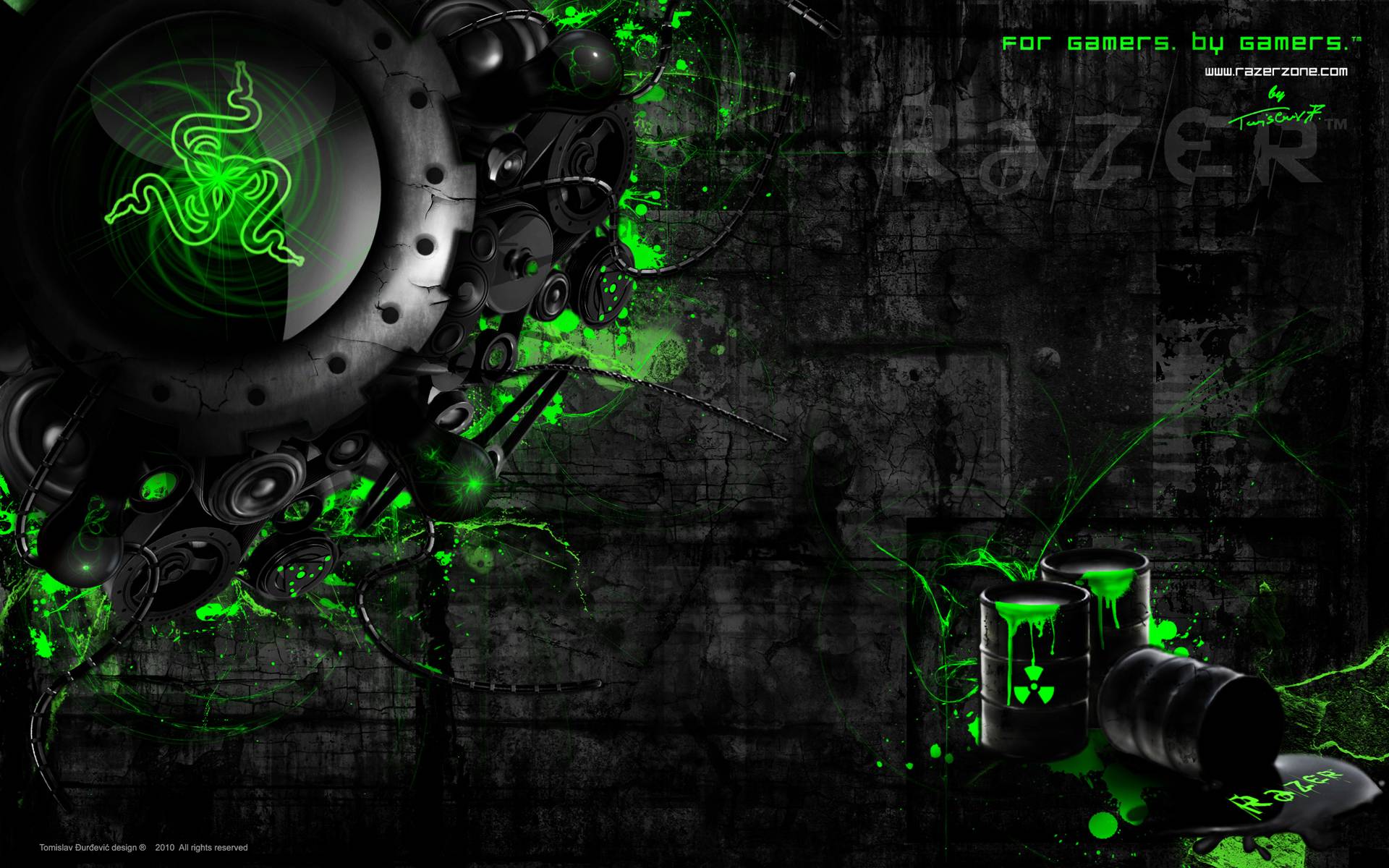 Обои razer full hd