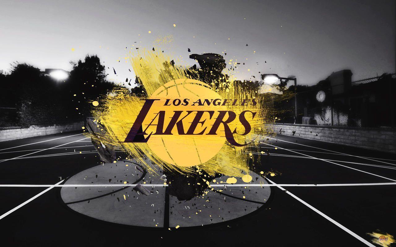 LA Lakers Logo Wallpaper