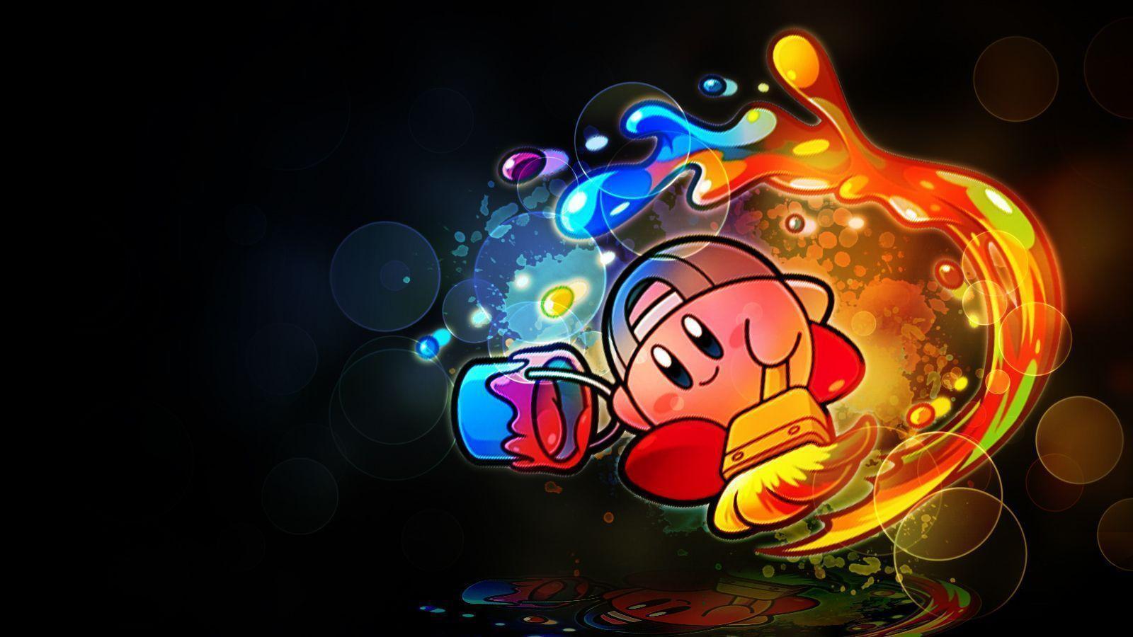 Kirby Paint Wallpaper