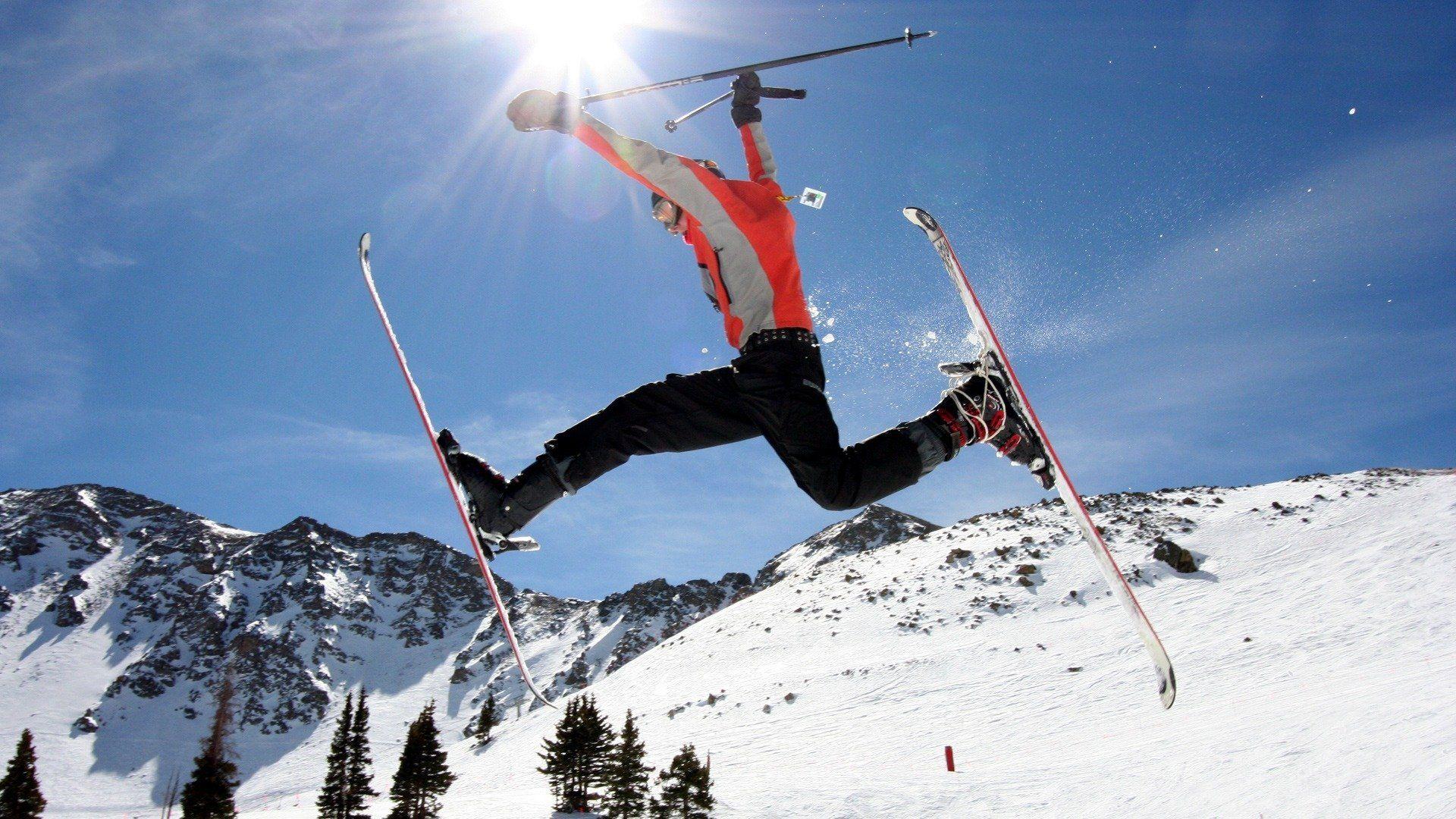 Ski Sport Man Wallpaper HD