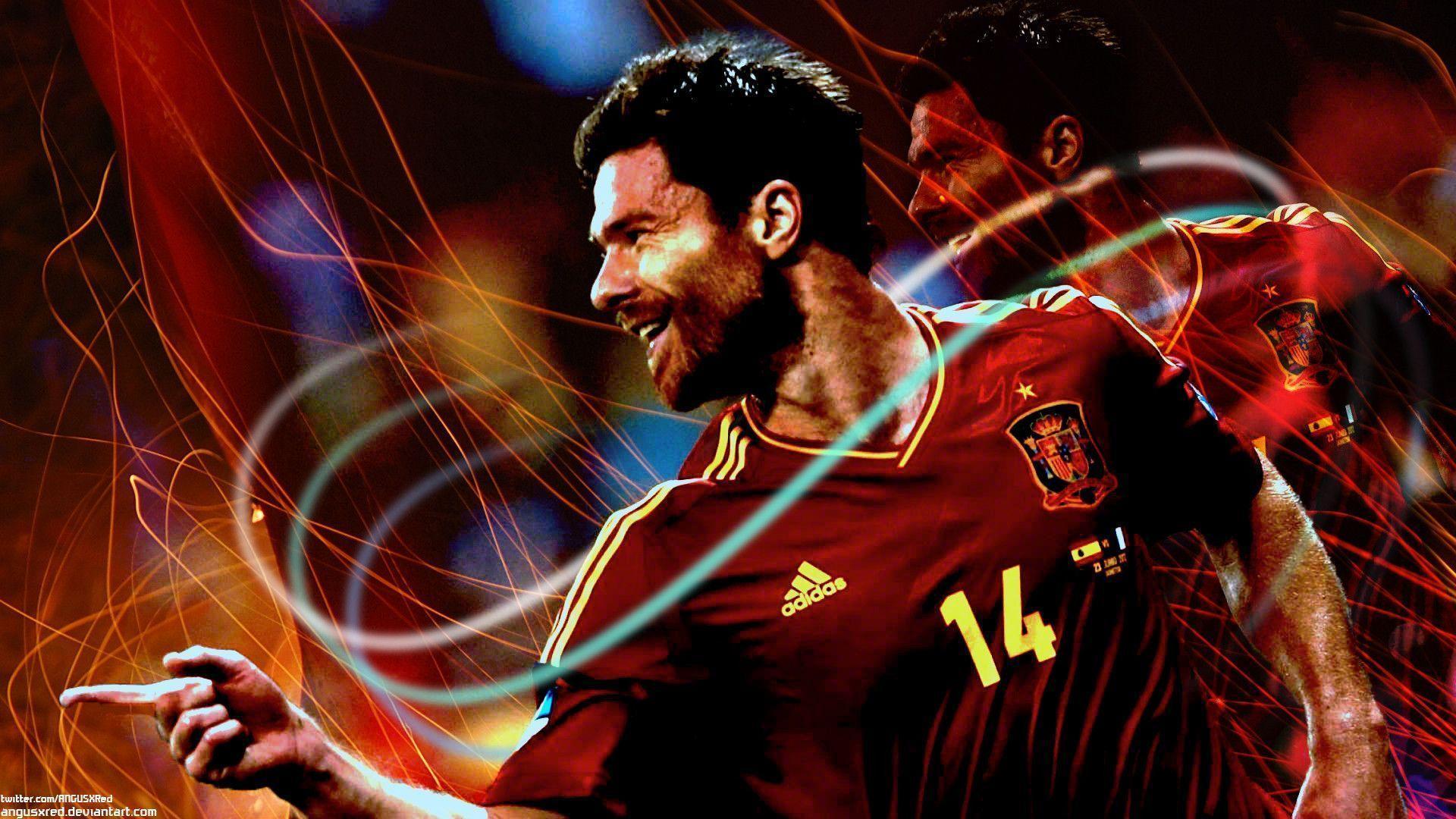 Xabi Alonso 2014 Spain Wallpaper HD HD Wallpaper