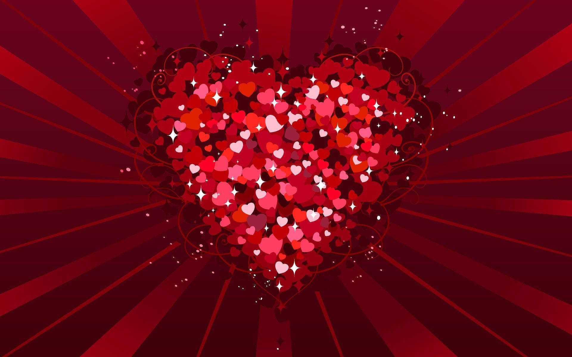 Thousands of hearts in the Valentine&;s Day wallpaper and image