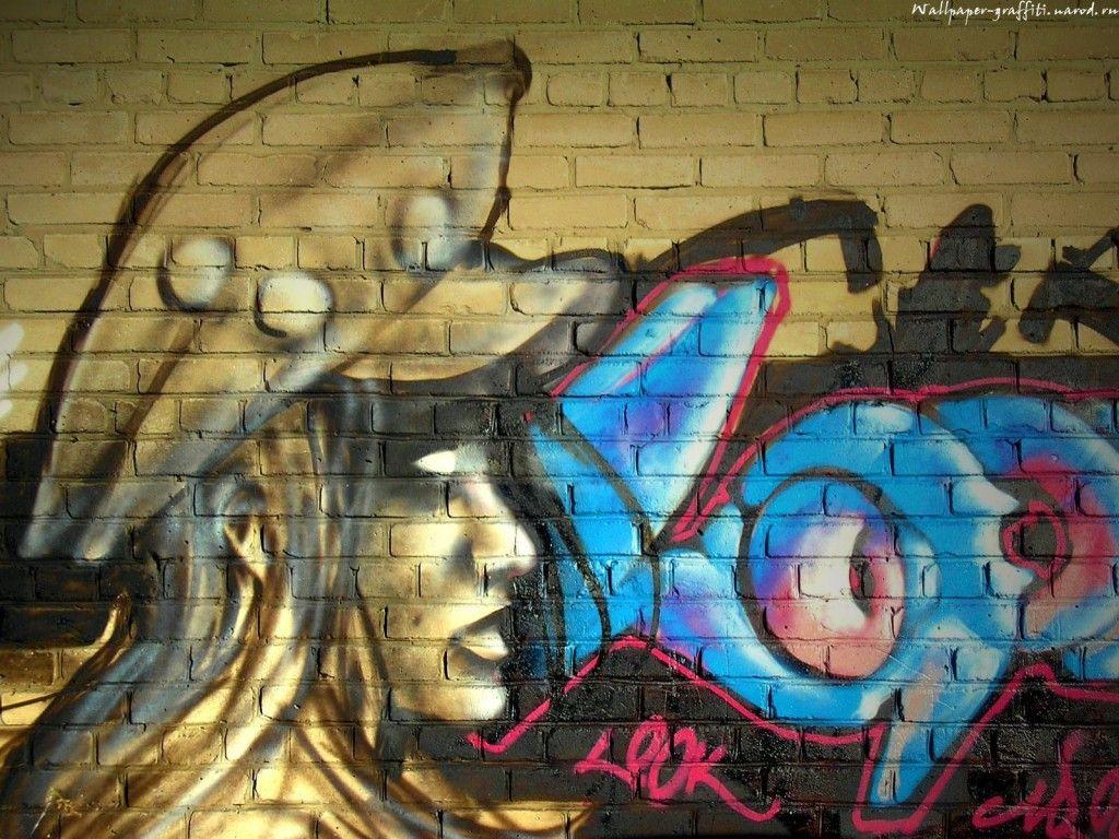 Funky Frisky Graffiti WallpaperDzineblog360