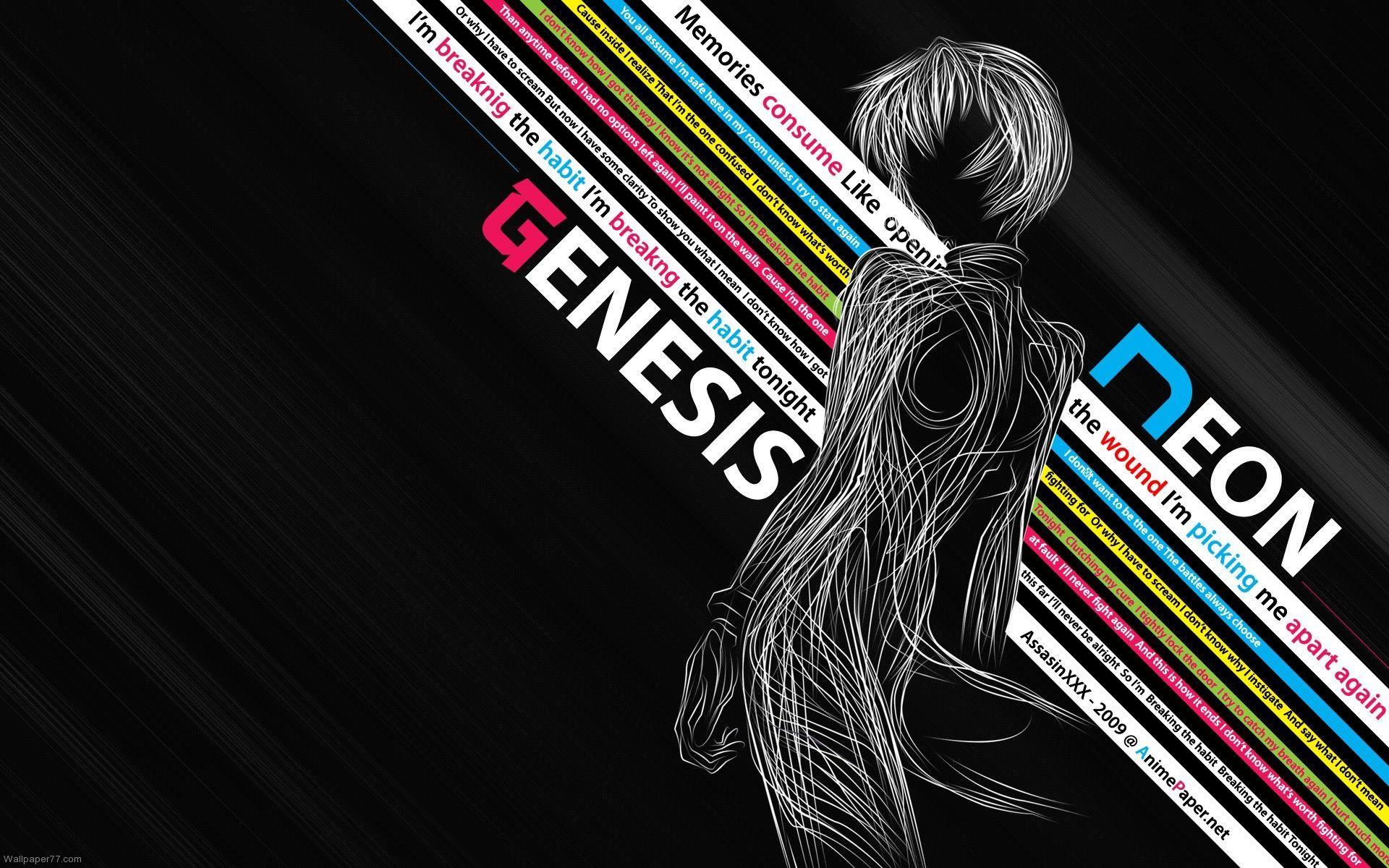 Neon Genesis, 1920x1200 pixels, Wallpaper tagged Abstract