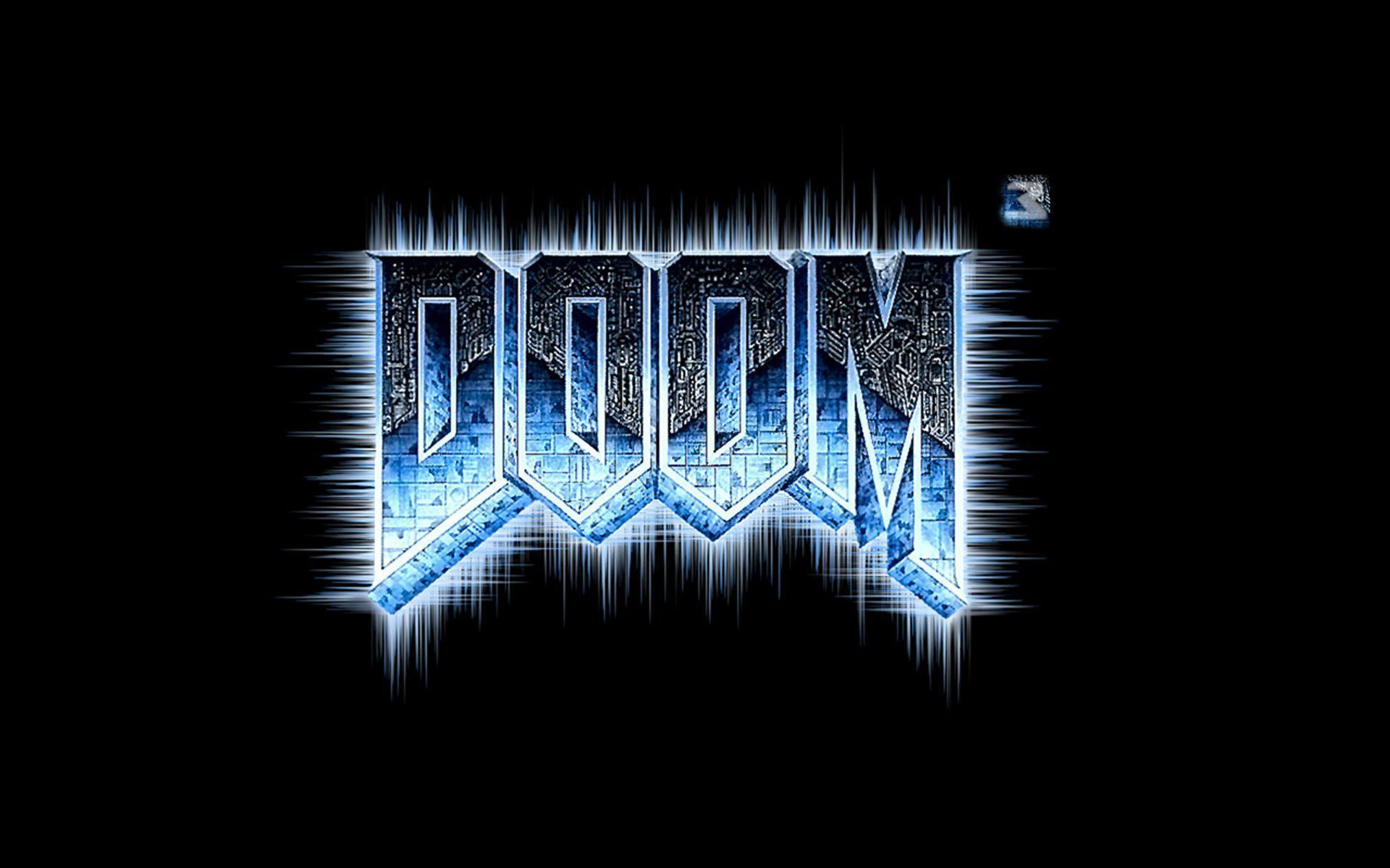 Doom 3 Ice Logo wallpaper