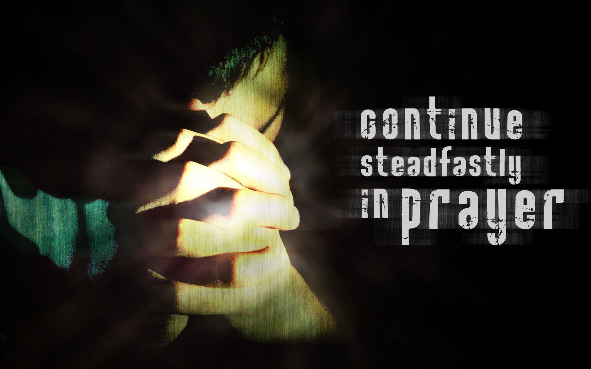Download Steadfastly Prayer Man Praying Christian Wallpaper