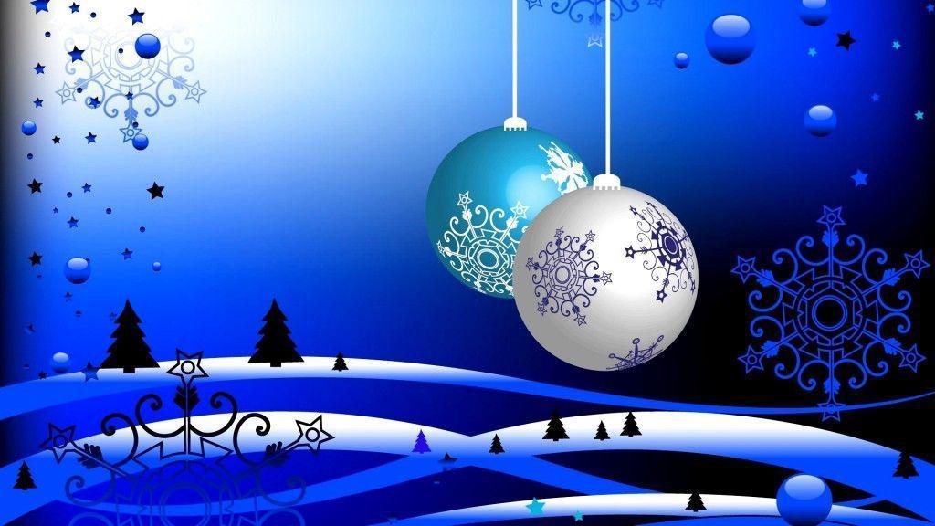 Blue Christmas Wallpapers Wallpaper Cave